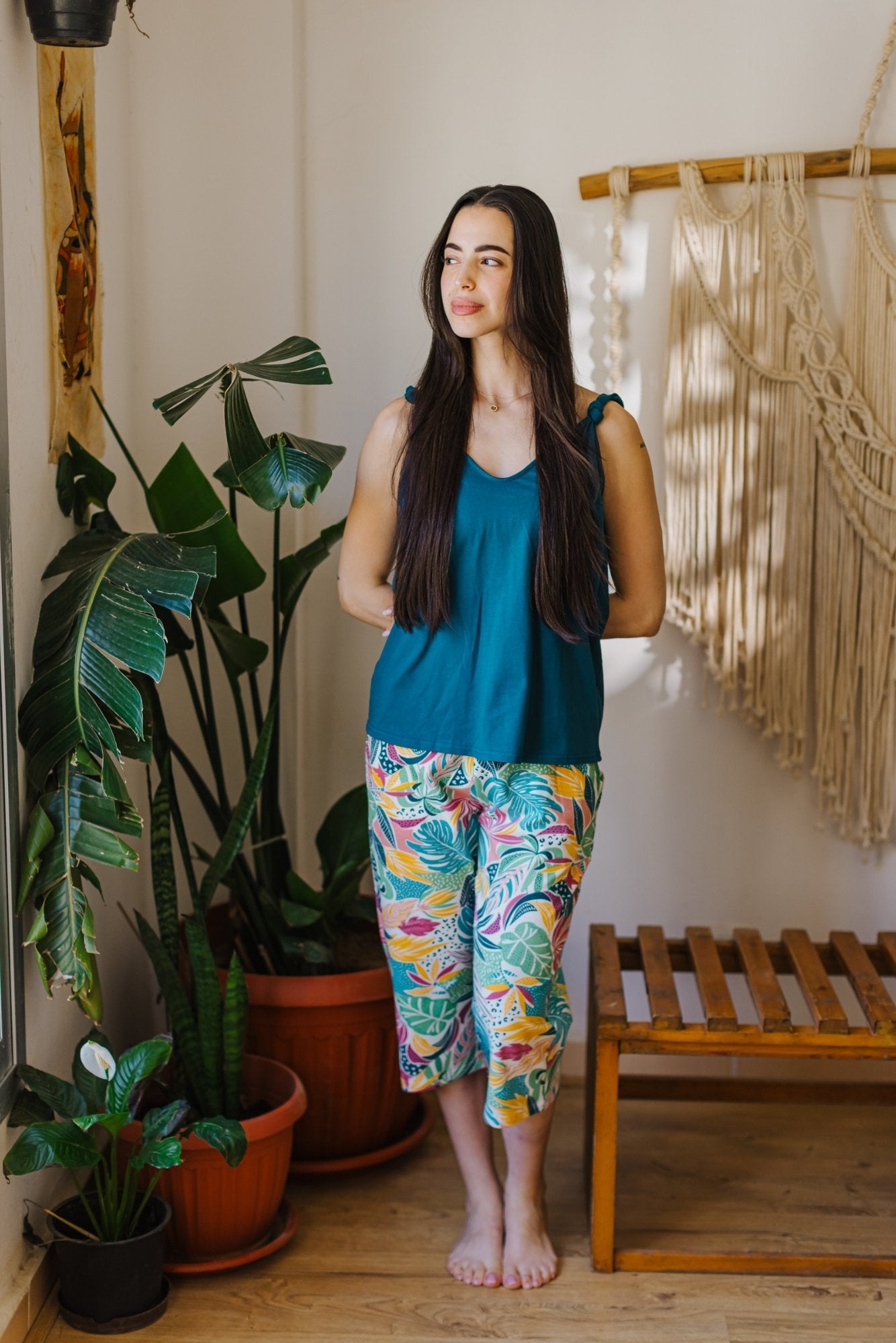 Floral Bermuda Pajama Set