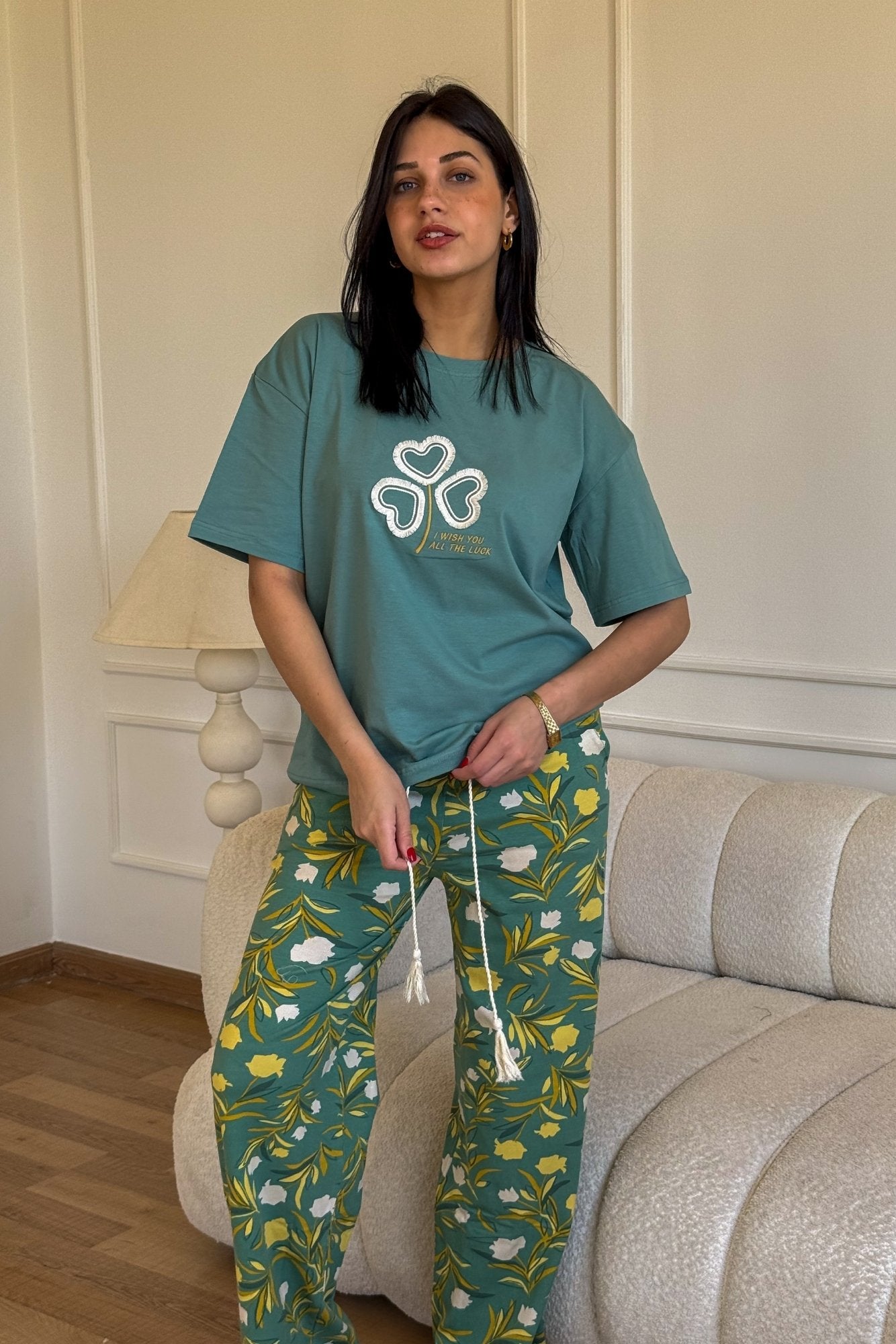 Pajamas " I Wish U The Luck "