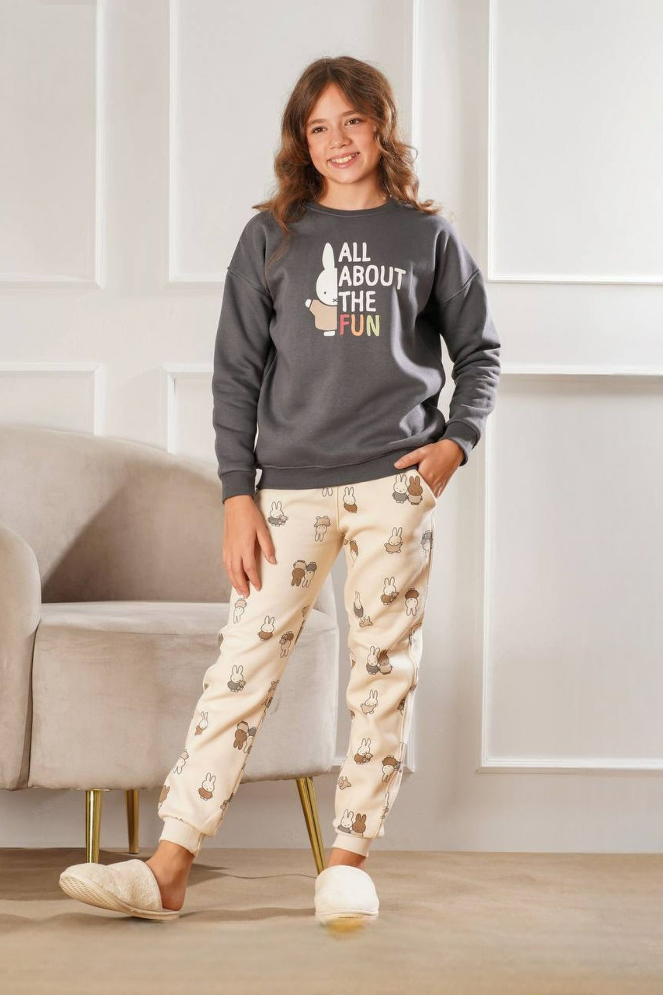 "All About The Fun" Pajama Set