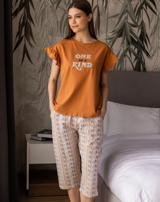 Blossom Bermuda Pajama Set