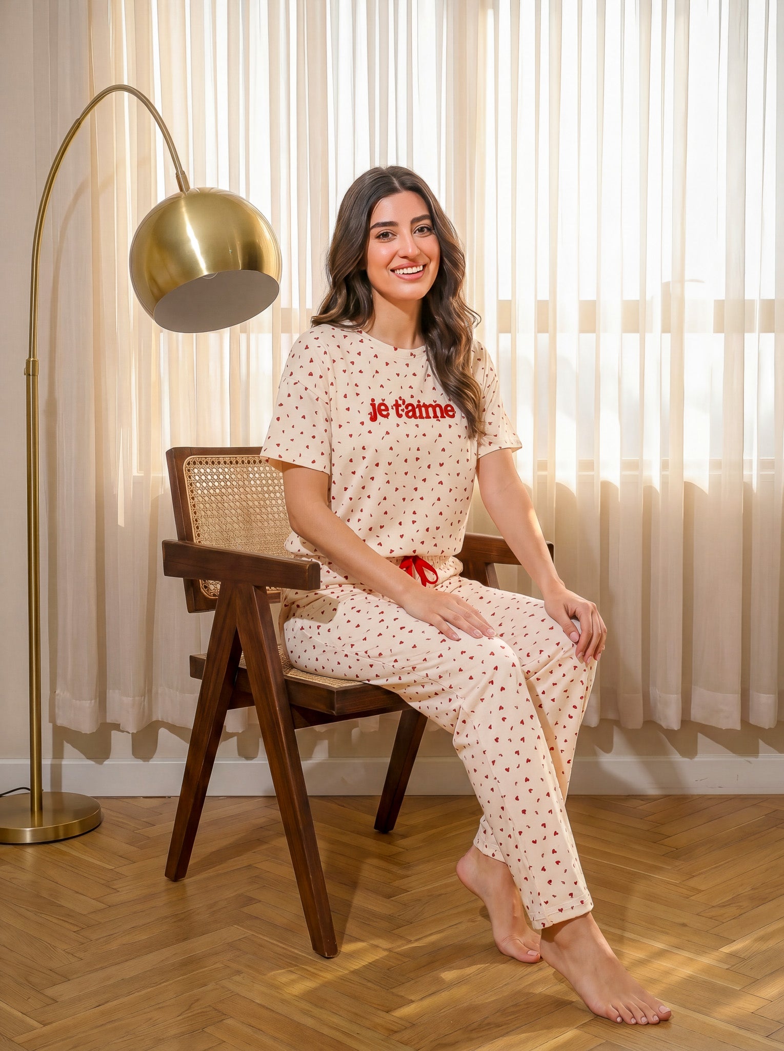 "Je taime" Pajama Set