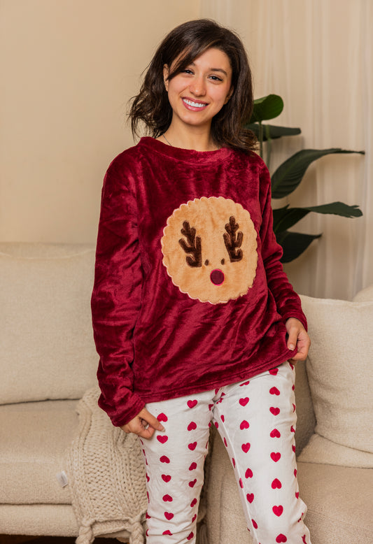 Purple Hearts Pajamas