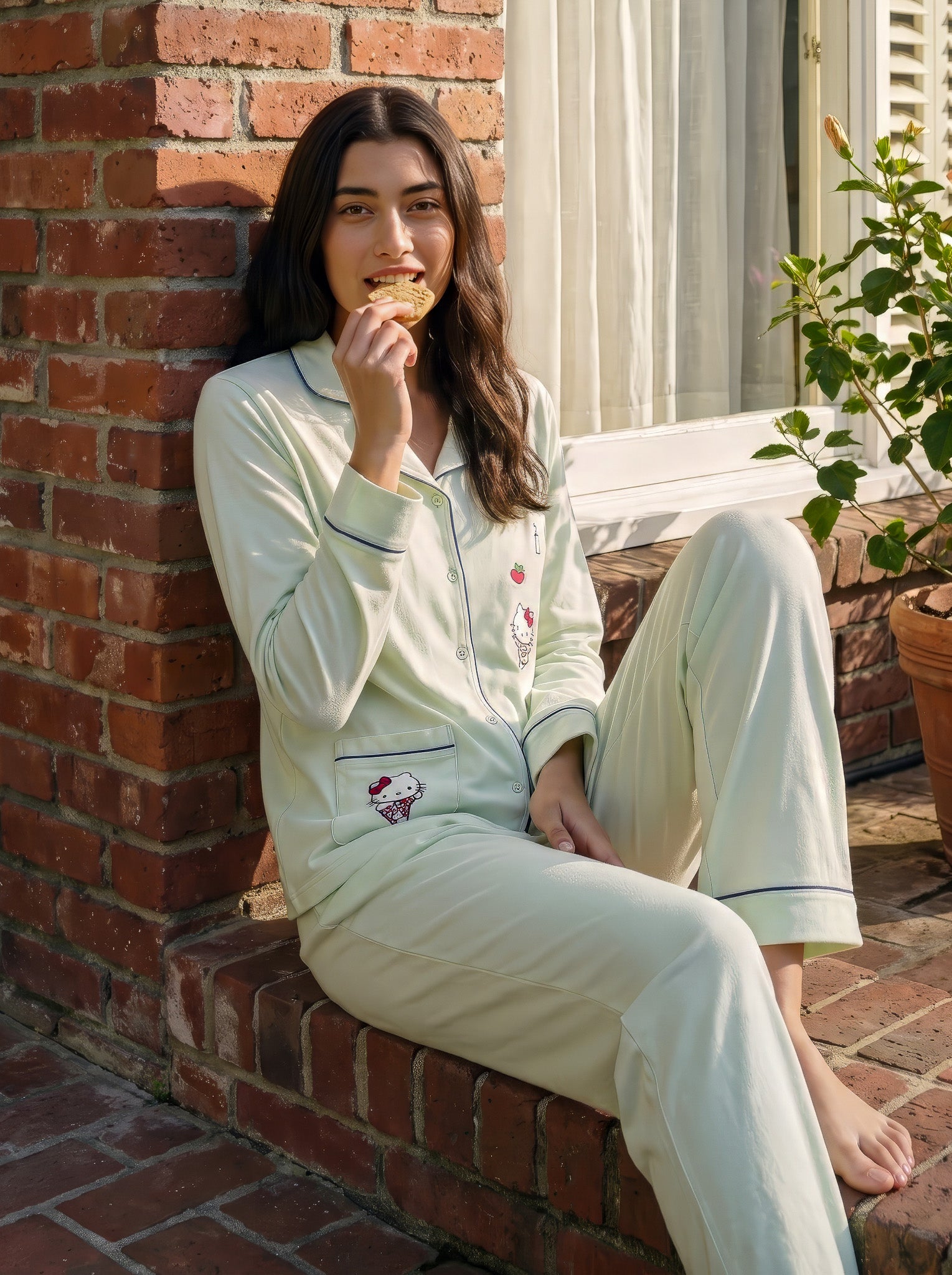 "kitty" Pajama set