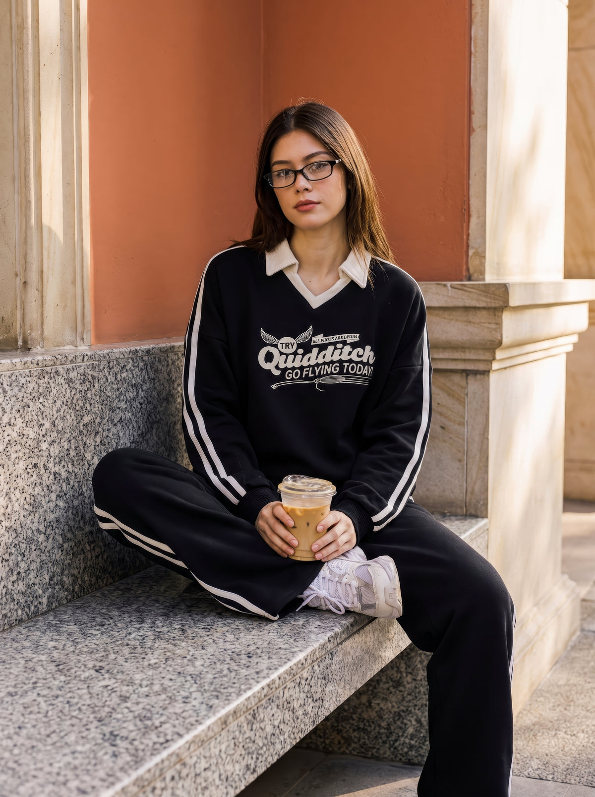 "QUIDDITCH" Black Set