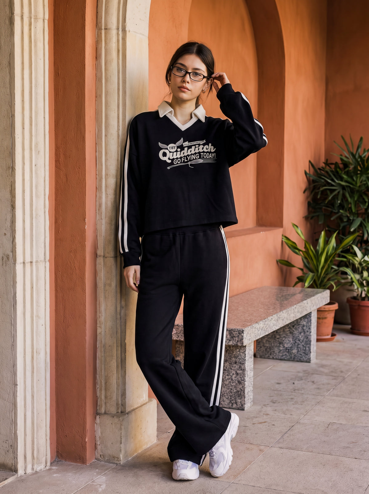 "QUIDDITCH" Black Set