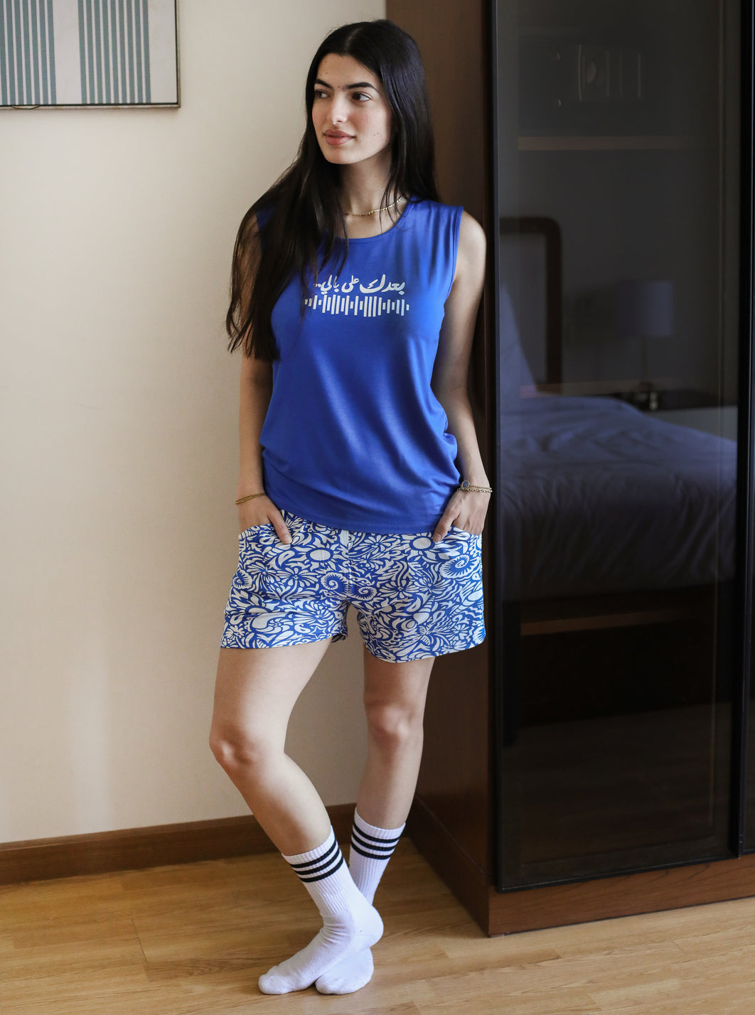 Summer Petal" Pajama shorts