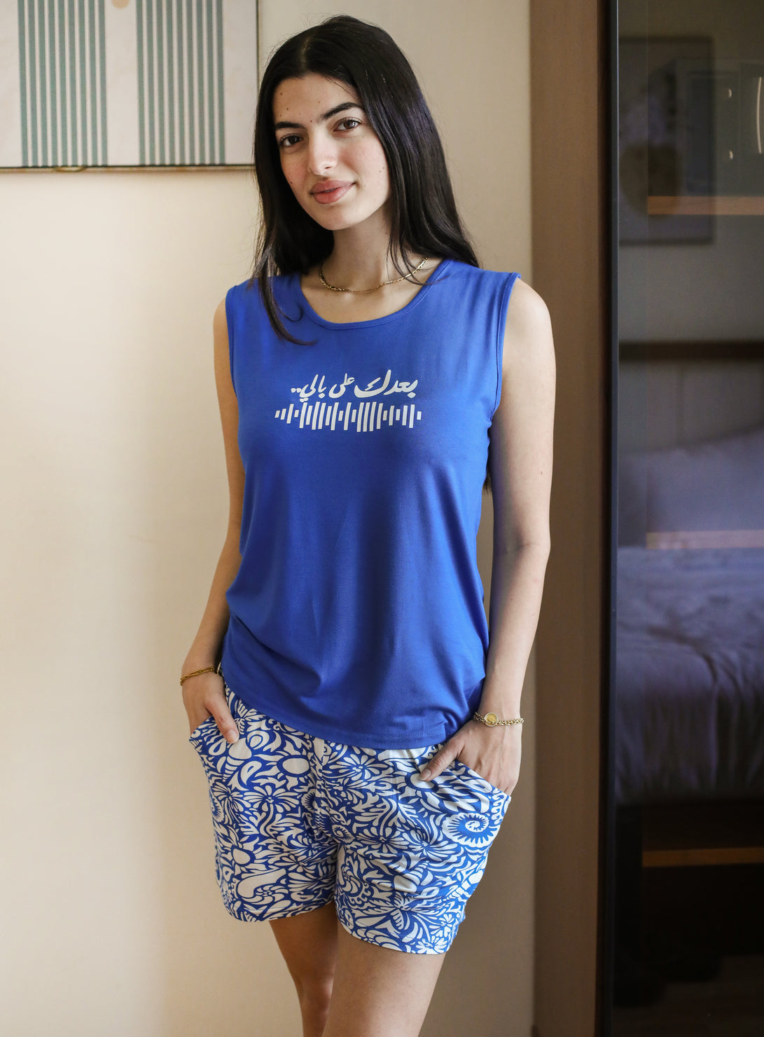 Summer Petal" Pajama shorts