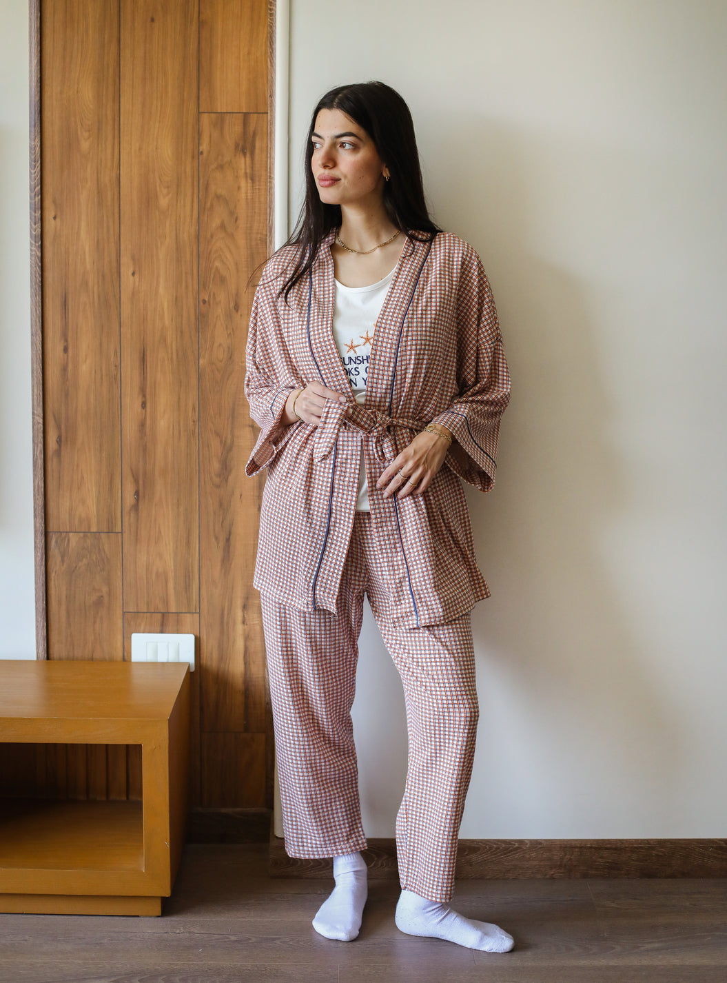 "SUNSHINE" 3Pcs pajama set