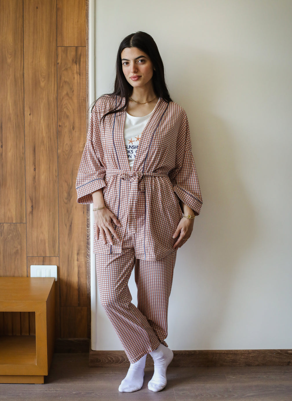 "SUNSHINE" 3Pcs pajama set