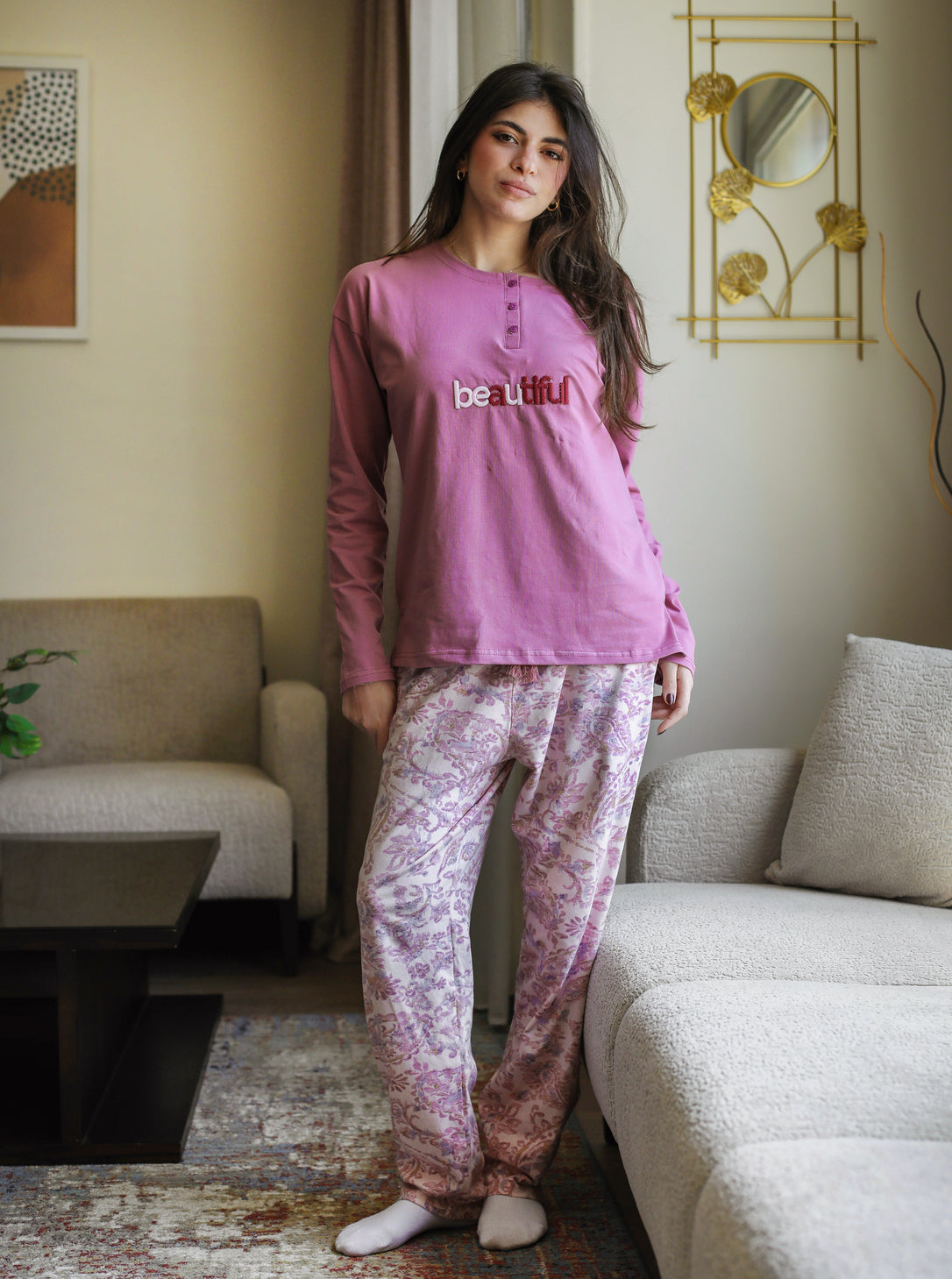 beautiful pajama set