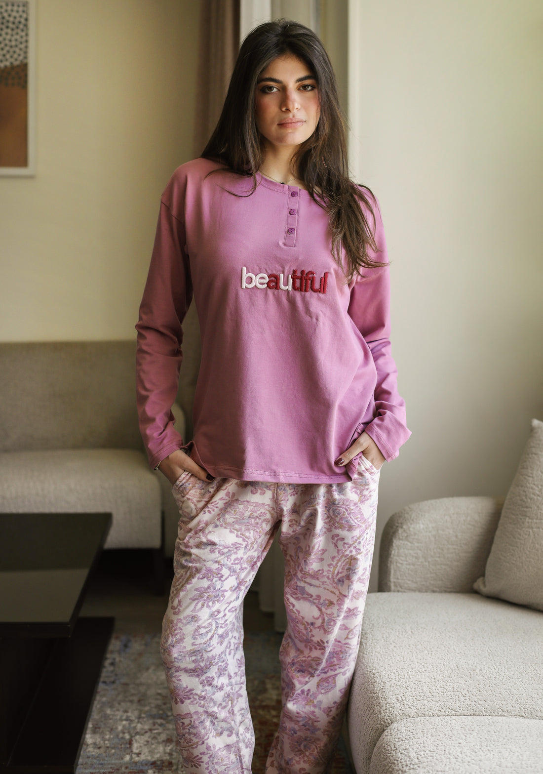 beautiful pajama set