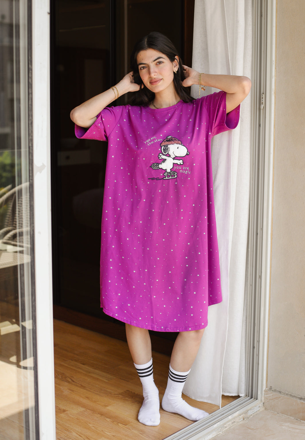 "Snoopy Stars" NightShirt