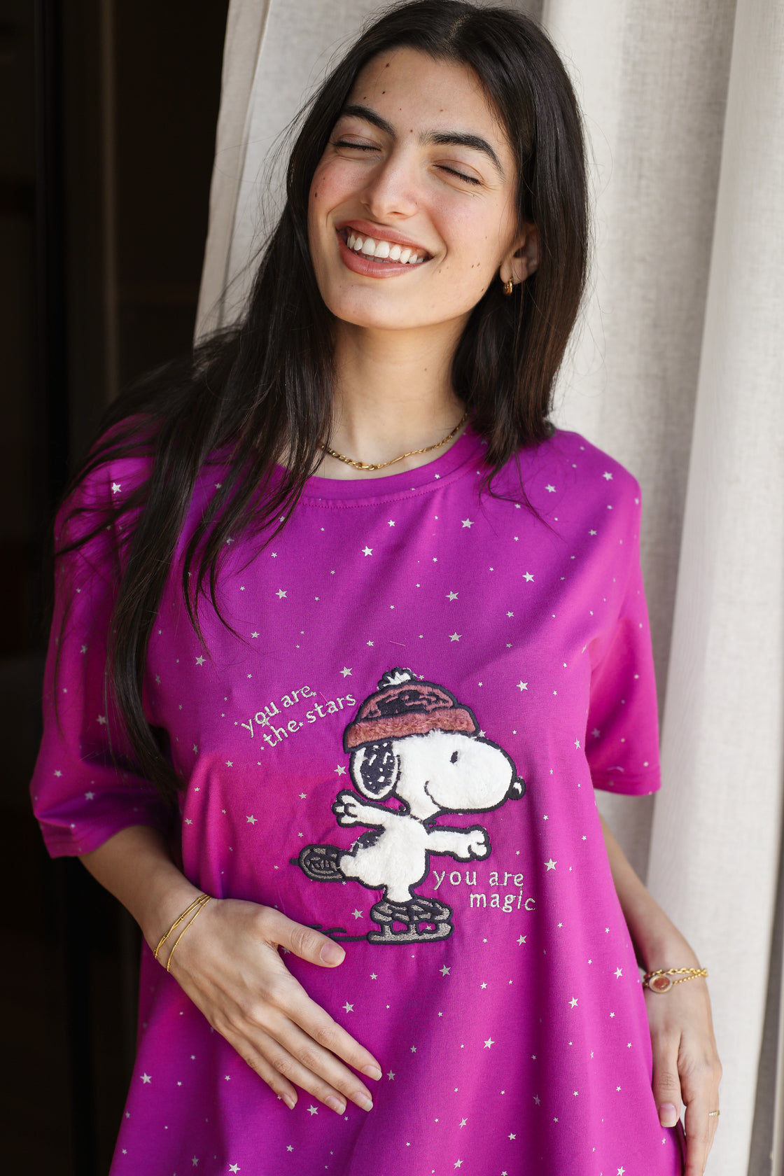 "Snoopy Stars" NightShirt