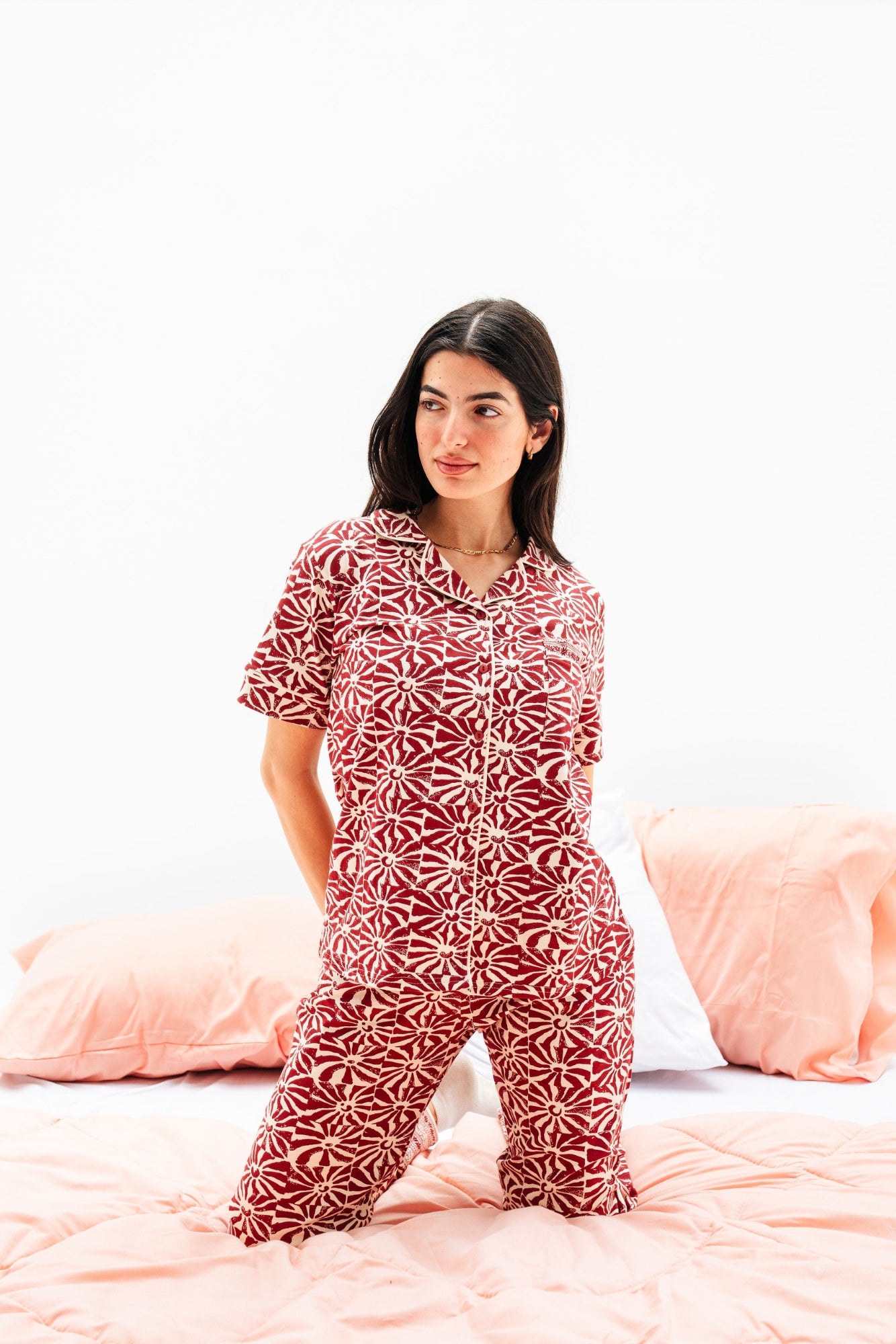 Ruby Bloom Pajama Set