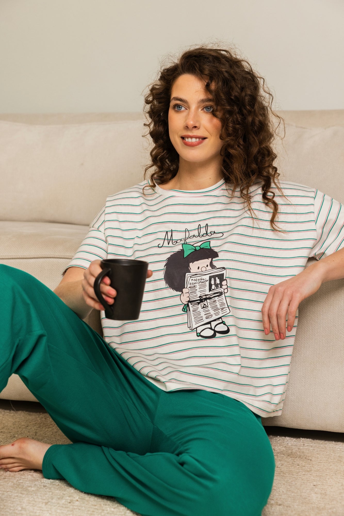 "Mafalda" Pajama set
