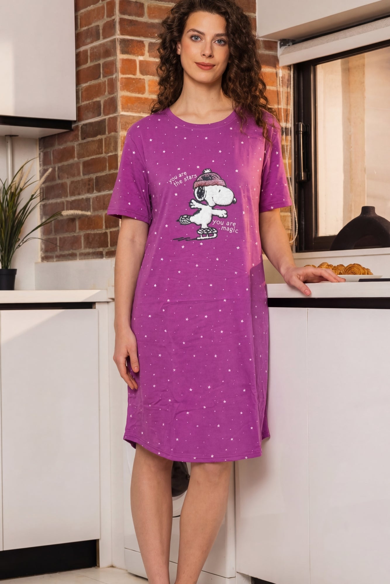 "Snoopy Stars" NightShirt