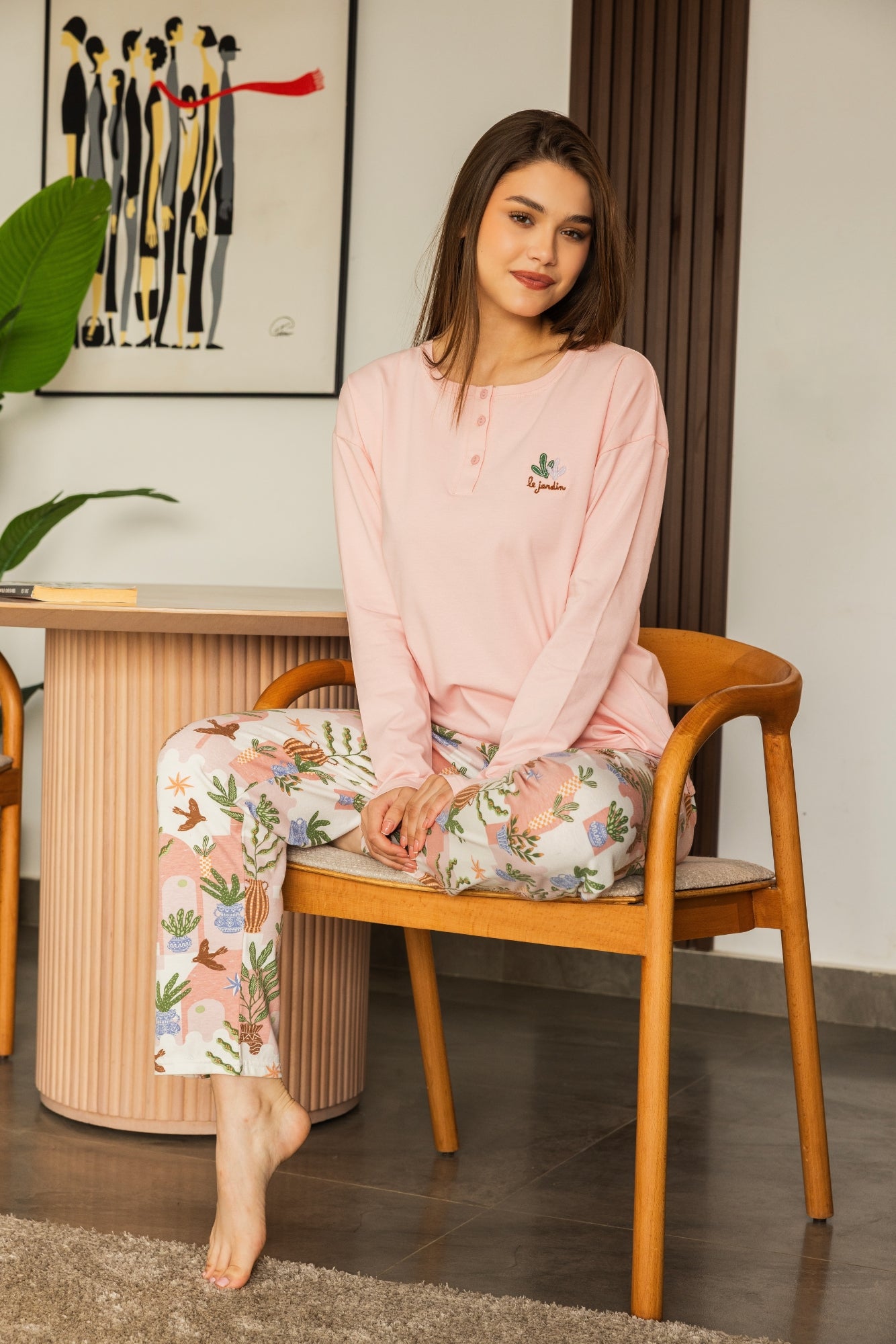 "Le Jardin" Pajama set