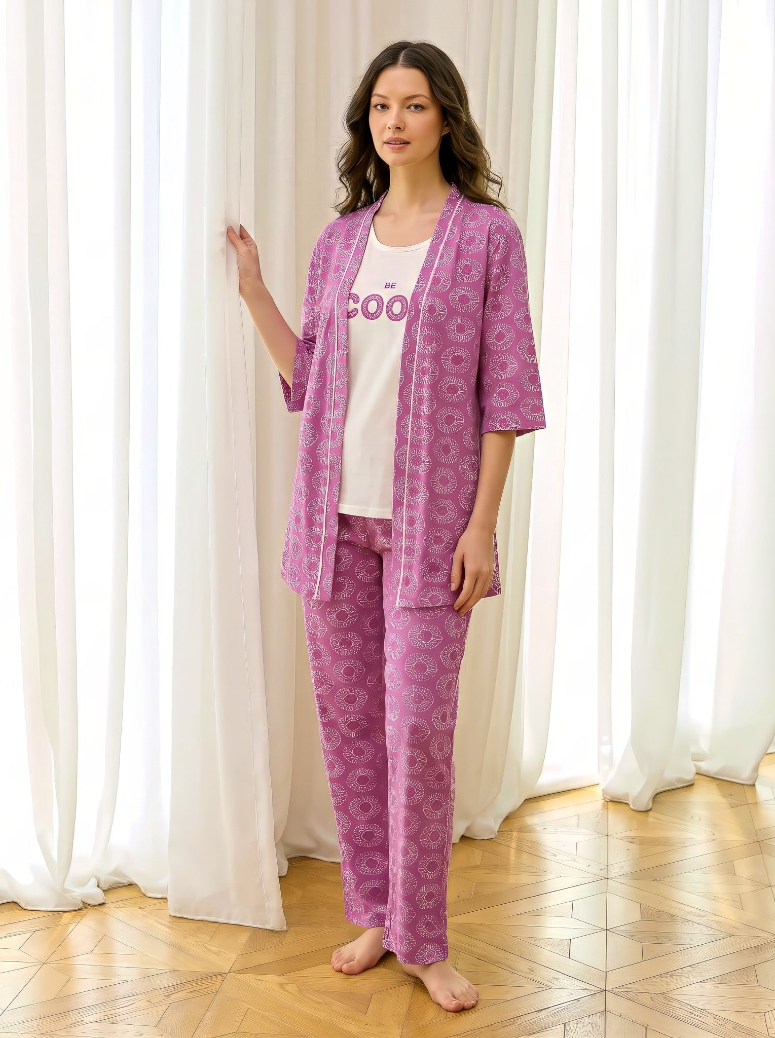 Cool 3PCS Pajama Set
