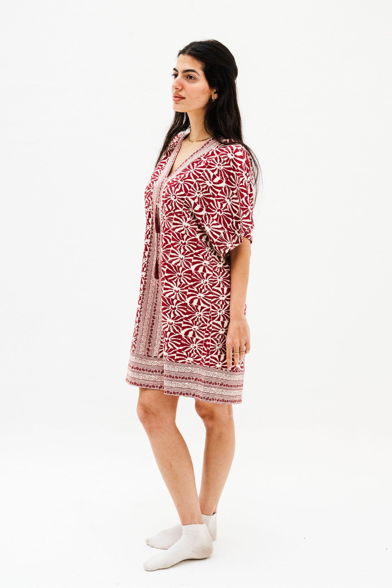 "Blush Check" Dress