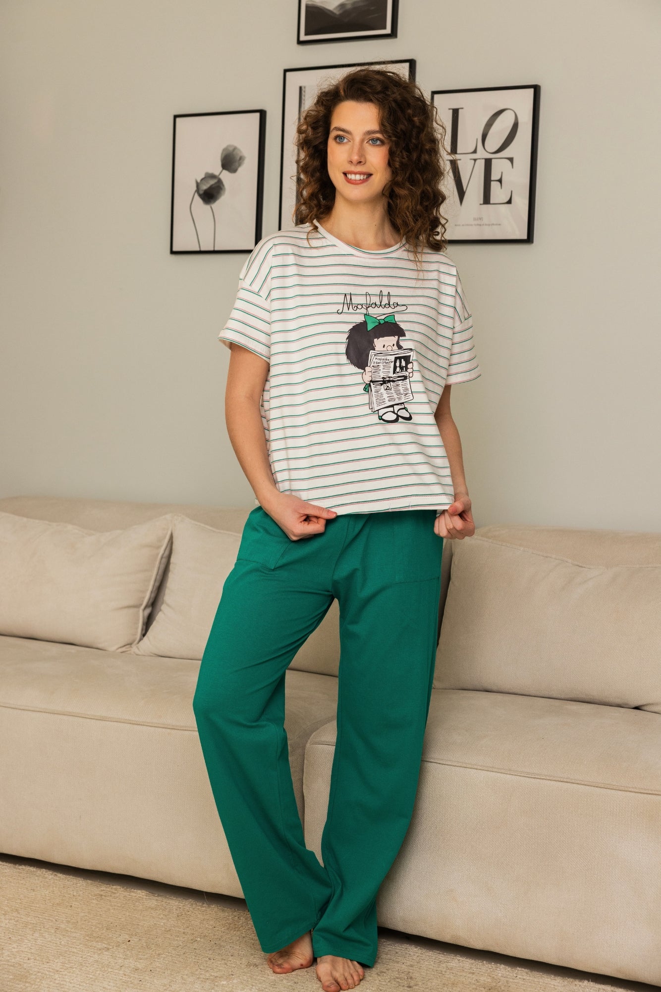 "Mafalda" Pajama set