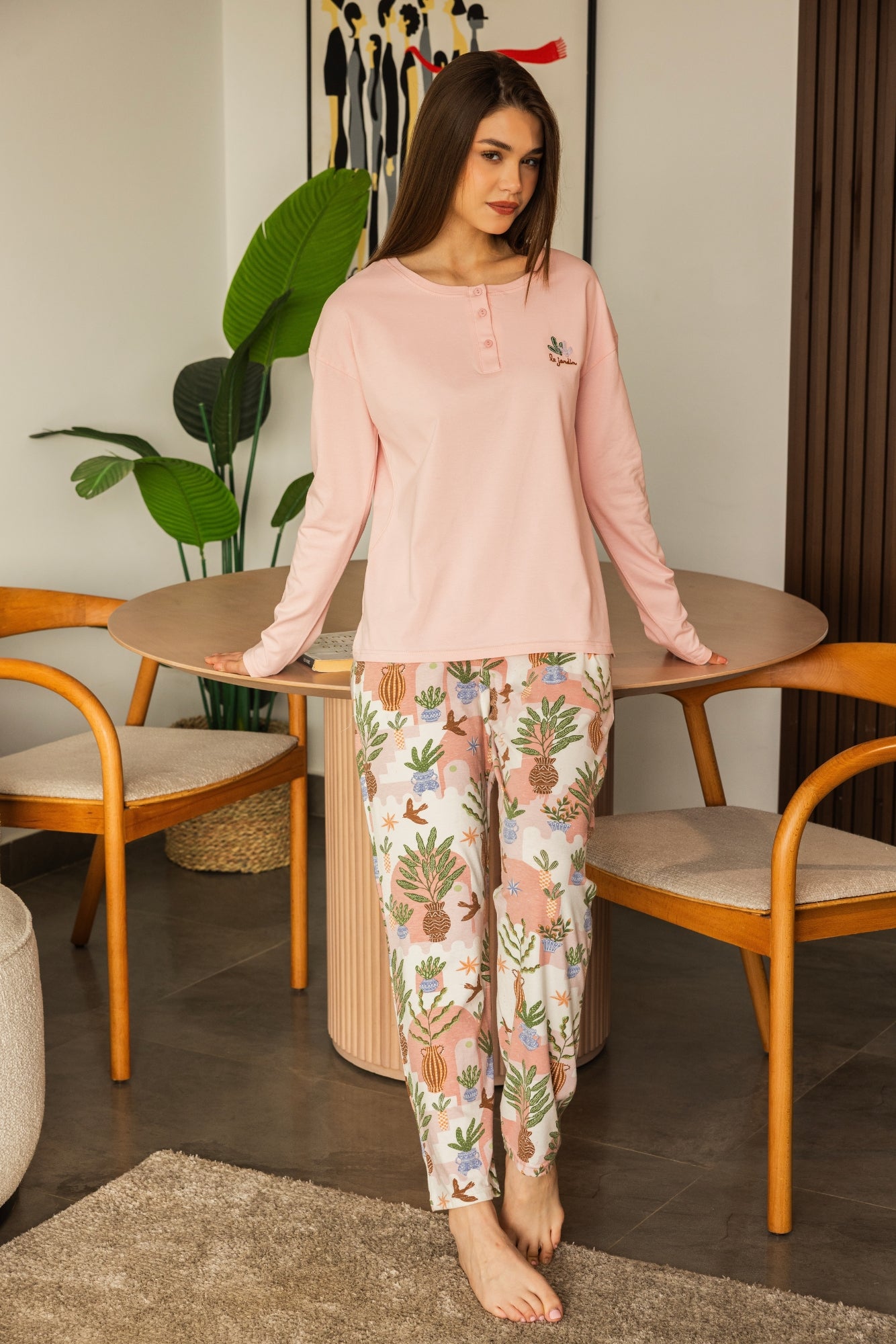 "Le Jardin" Pajama set