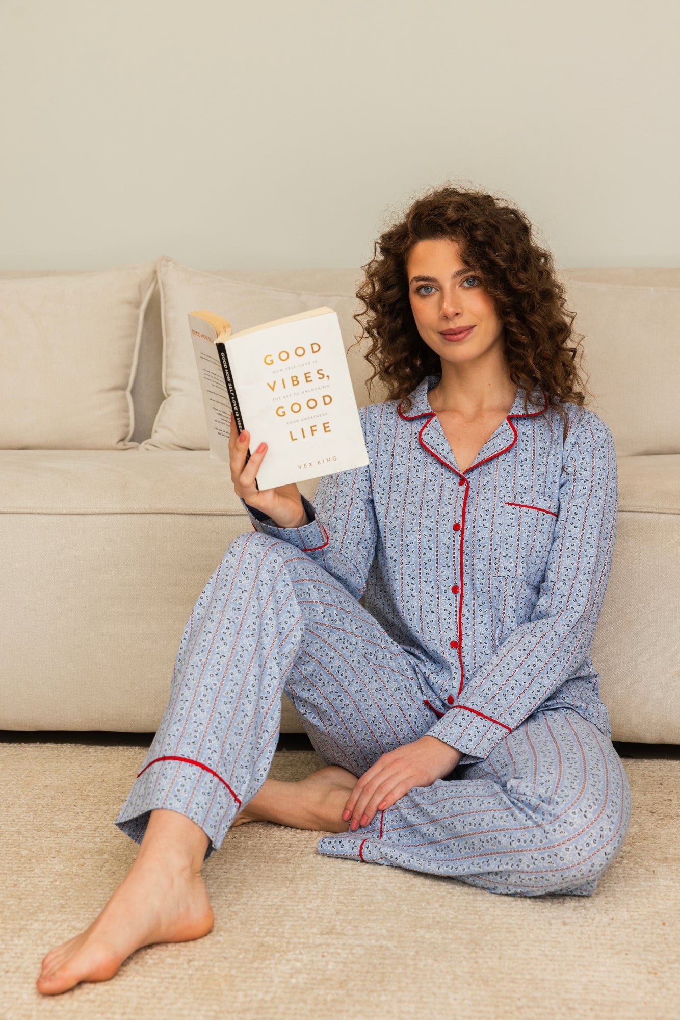 Dusty Blue Pajama set