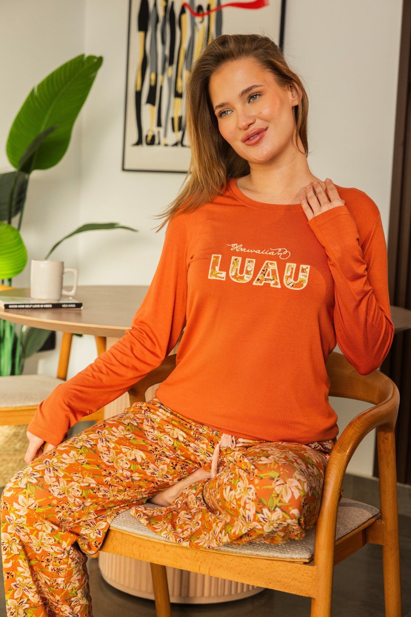 "LUAU" Pajama set