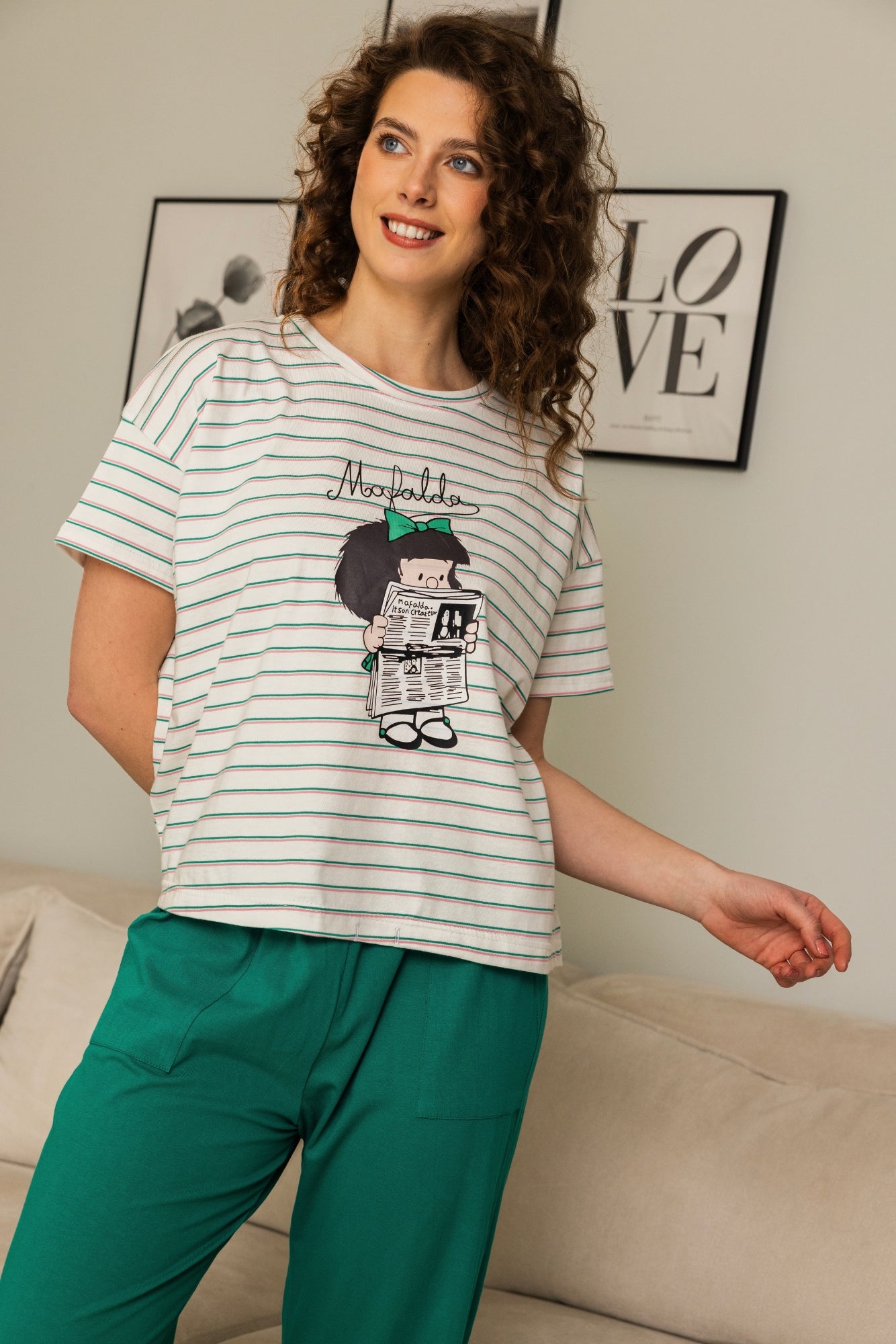 "Mafalda" Pajama set