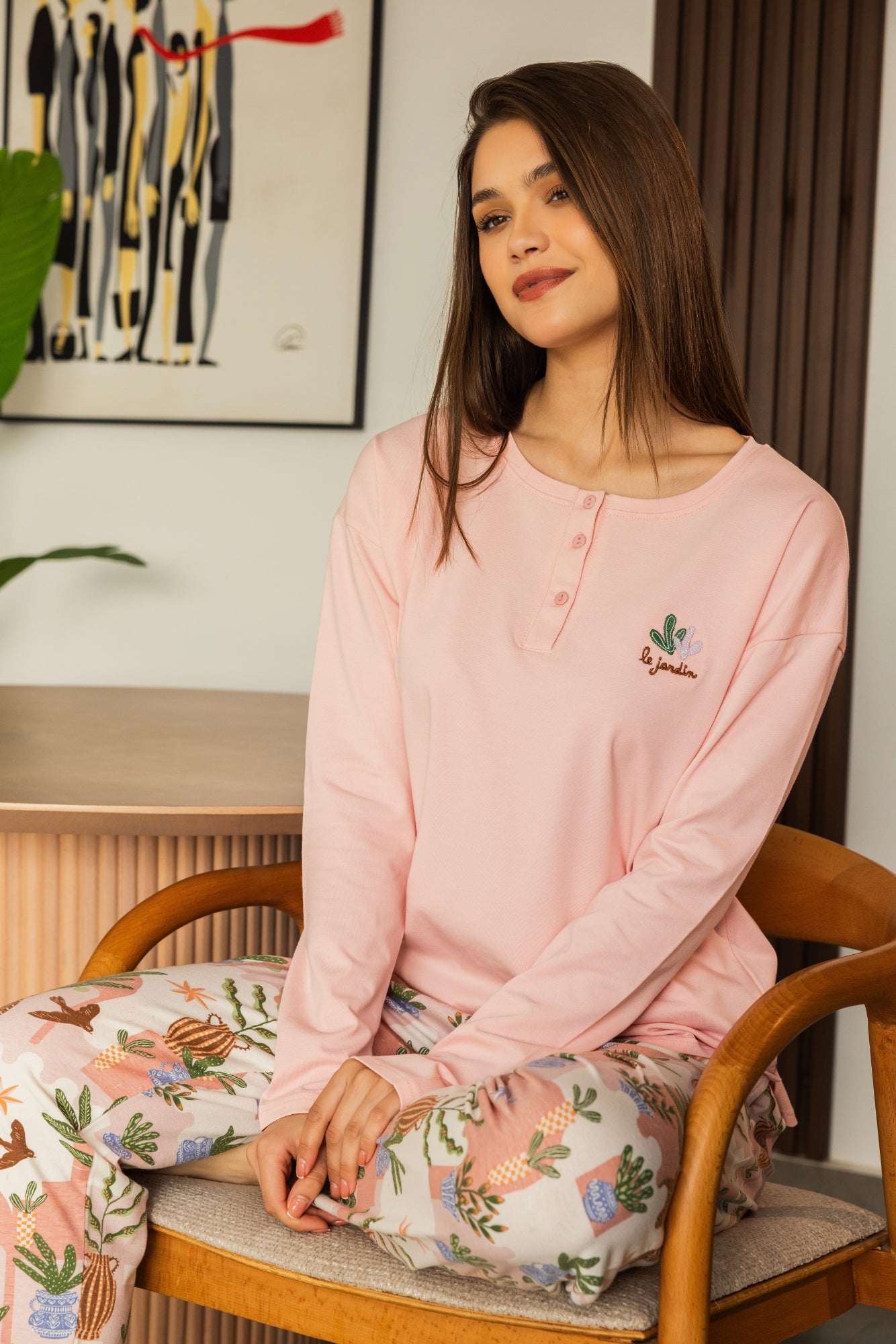 "Le Jardin" Pajama set