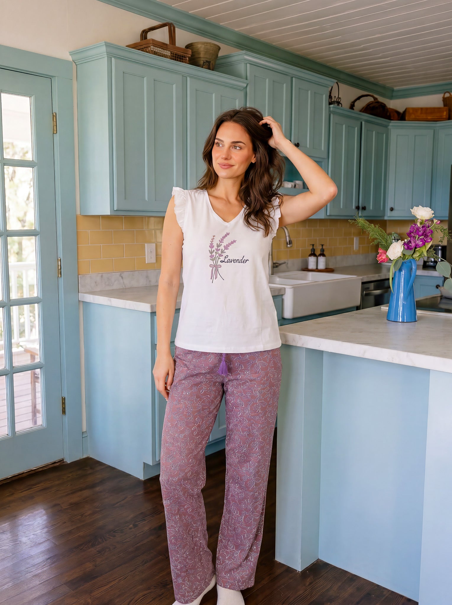 "Lavender" Pajama Set