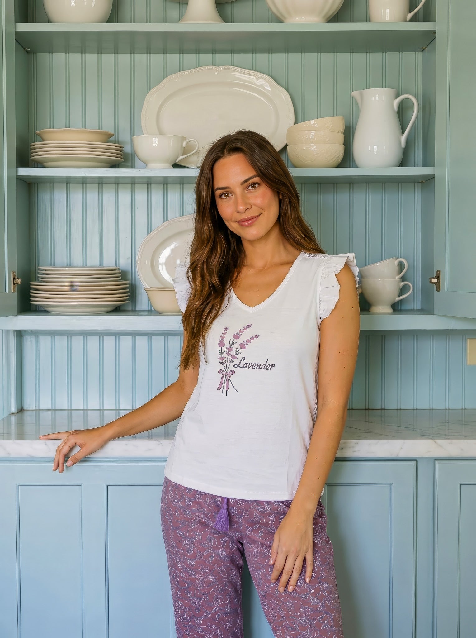 "Lavender" Pajama Set