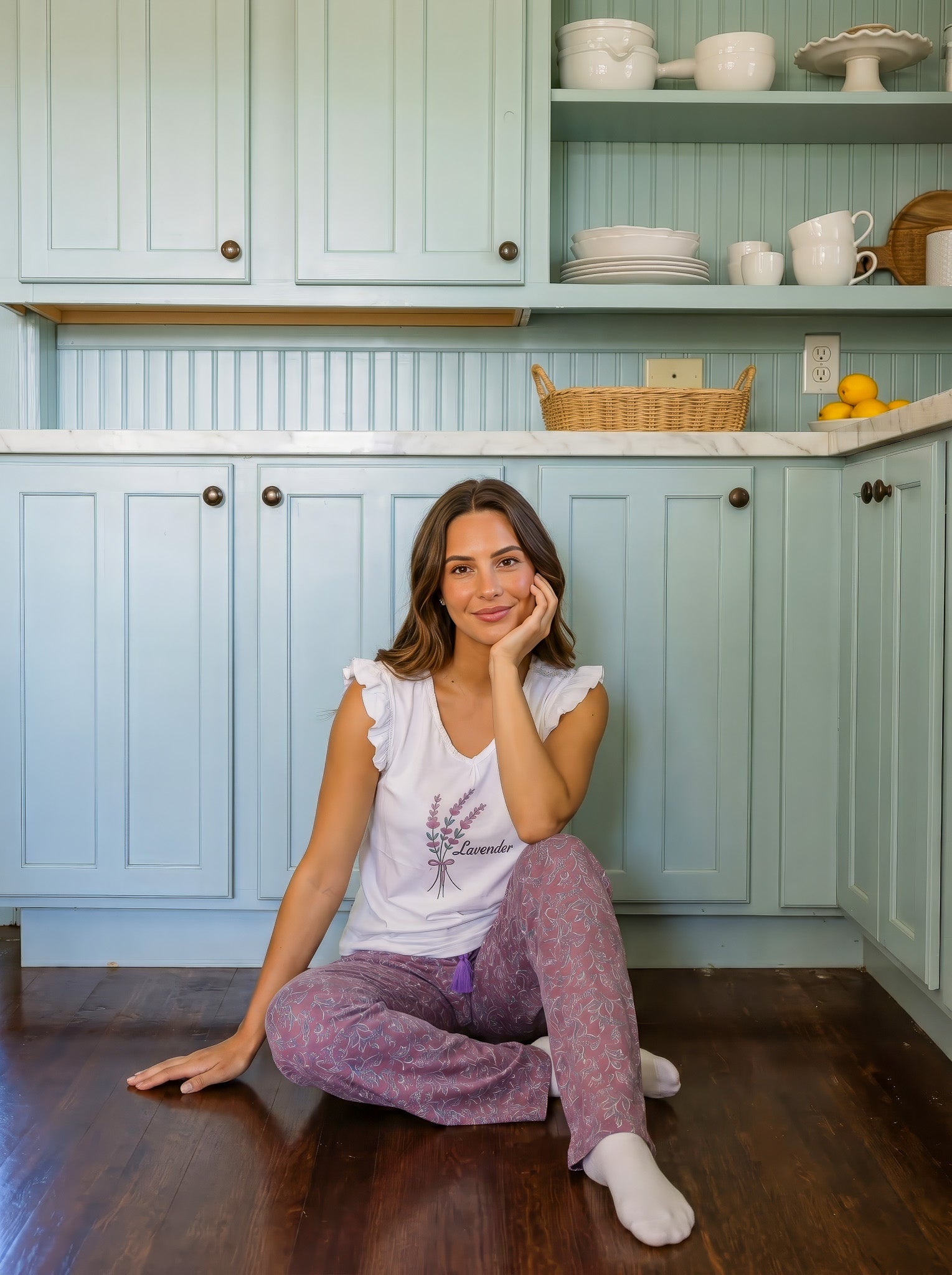 "Lavender" Pajama Set