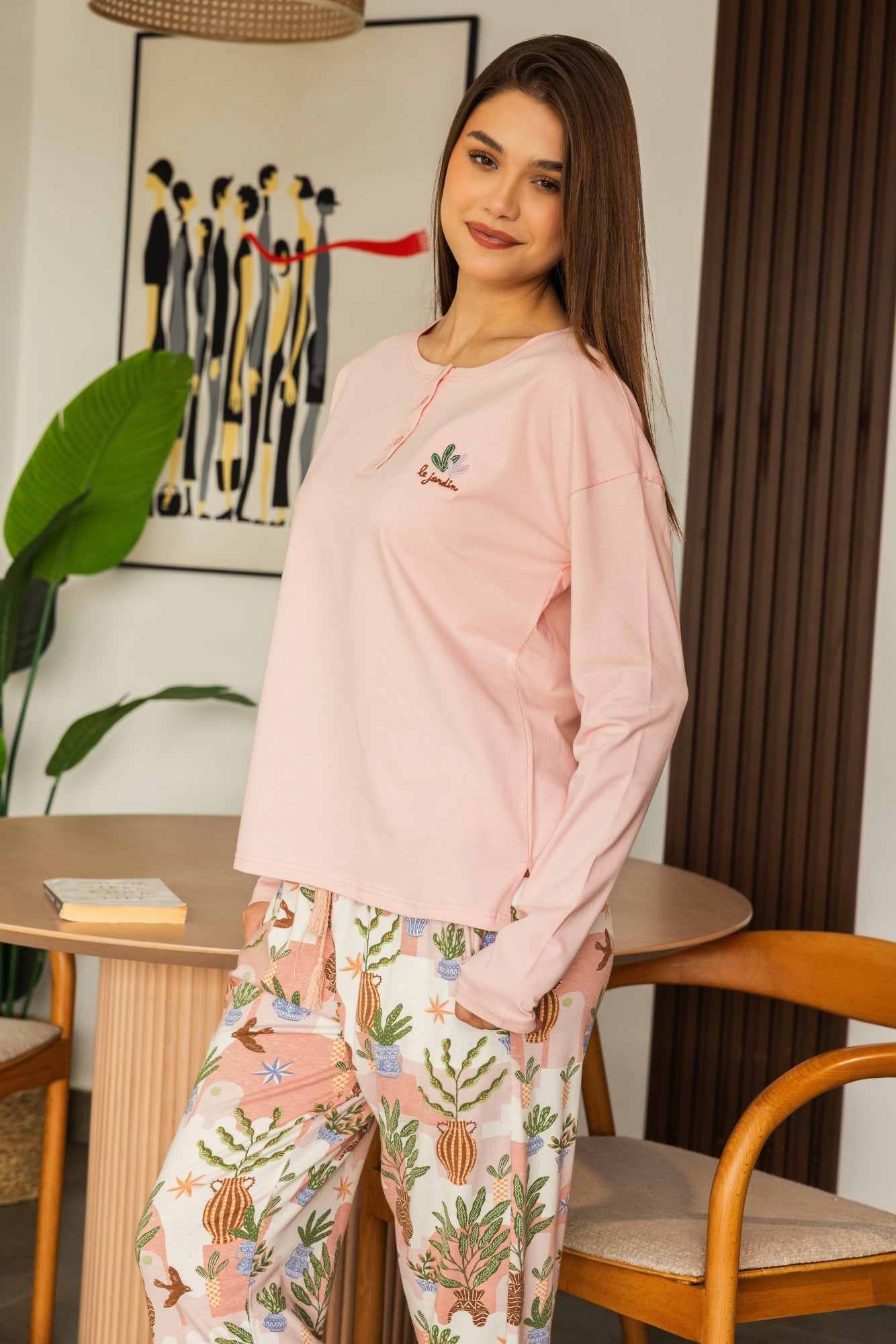 "Le Jardin" Pajama set