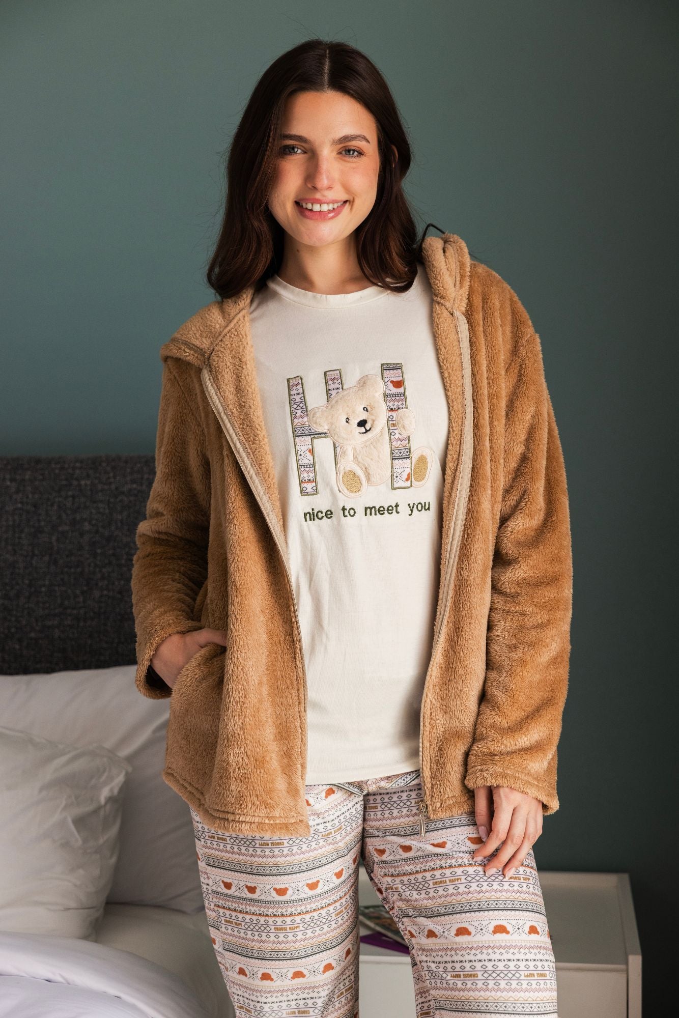 Bear" 3pcs pajama set