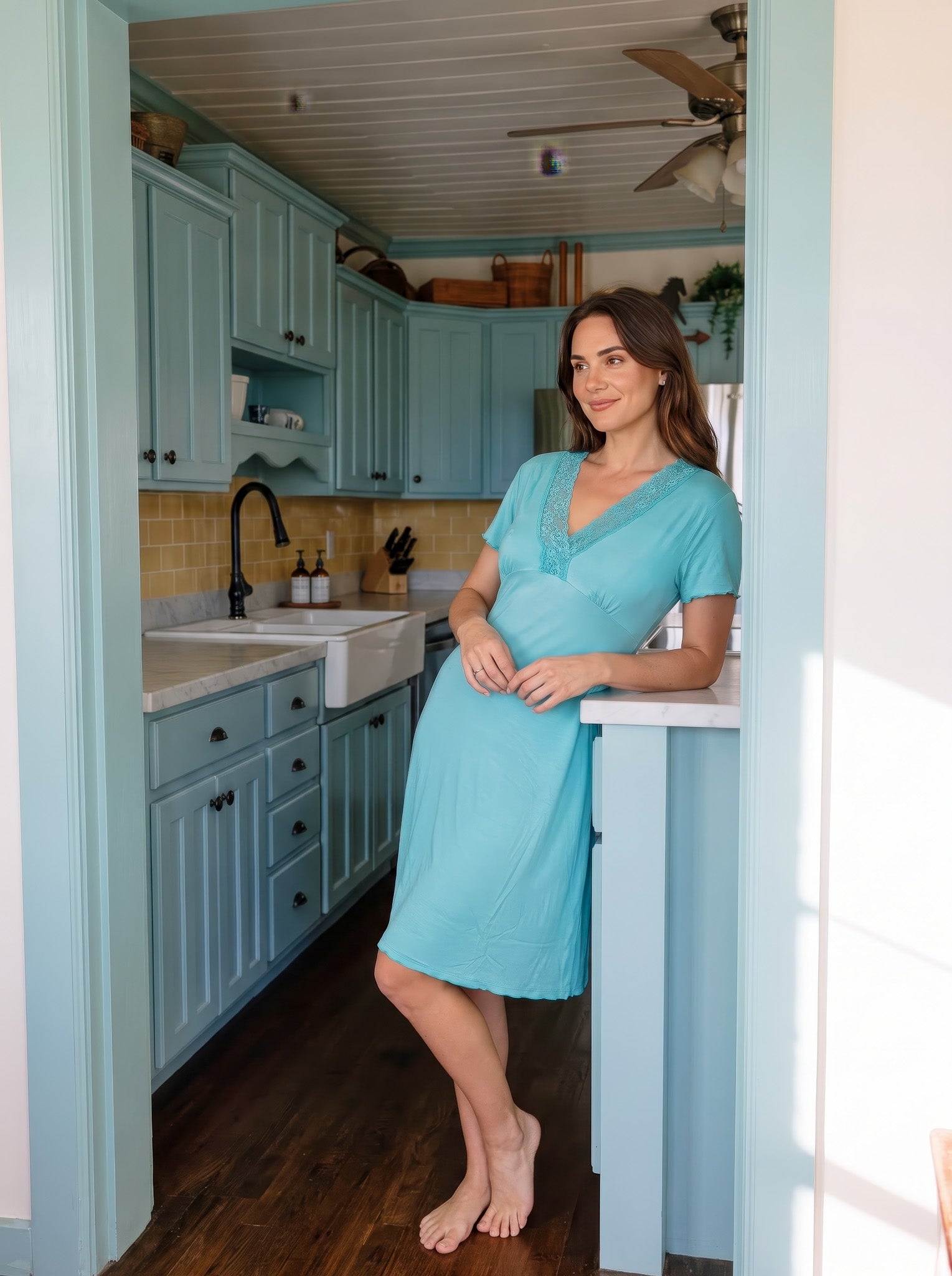 Plain Dantel Dress