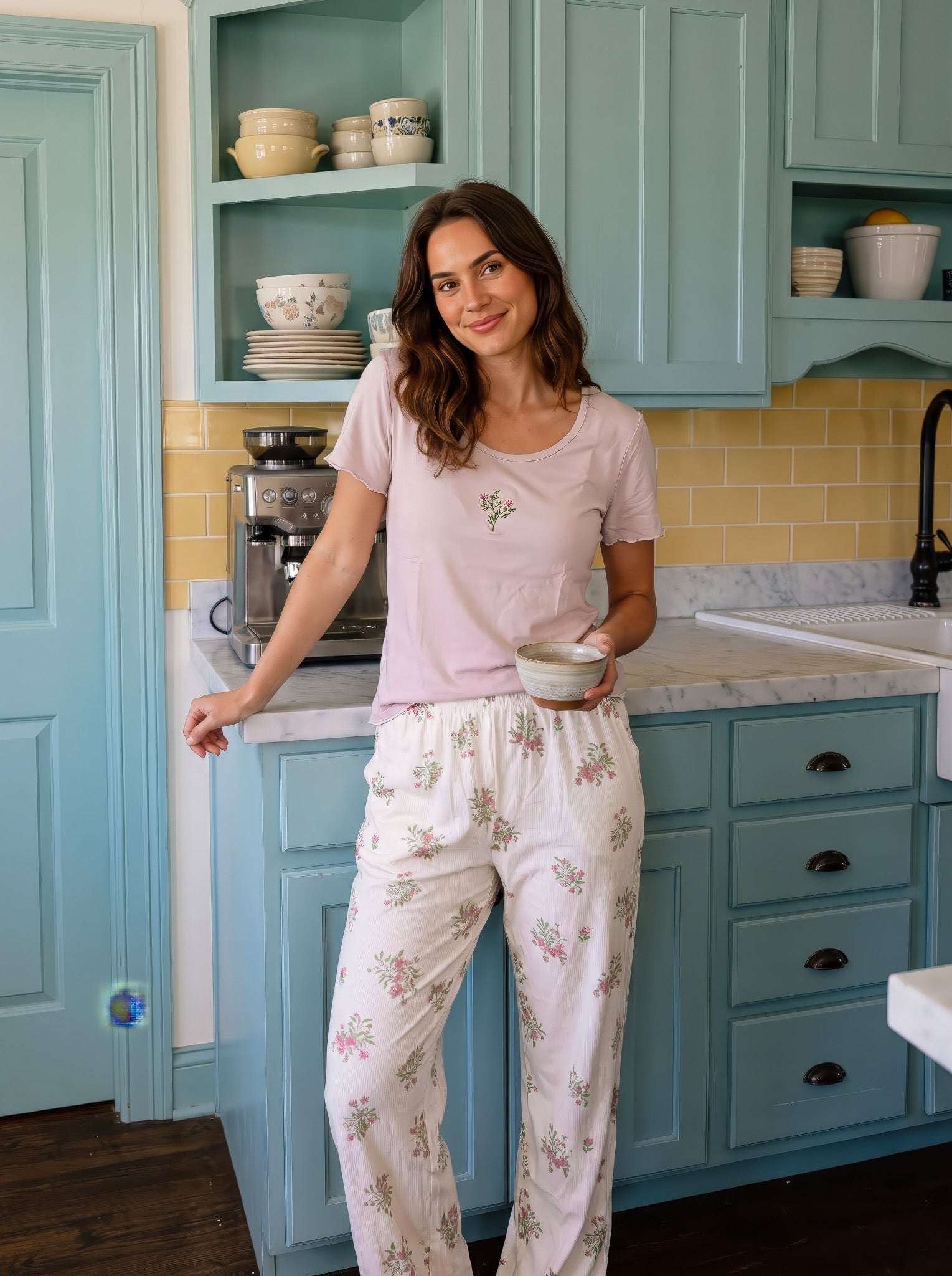 "Lilac Bloom" Pajama Set