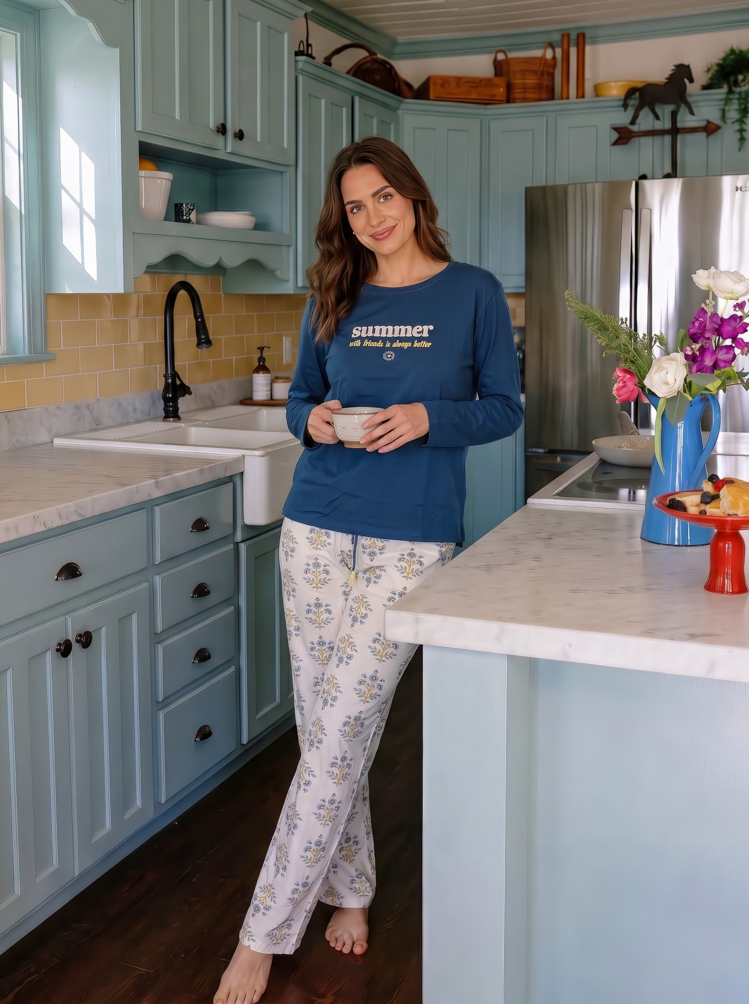 "Summer" Pajama Set