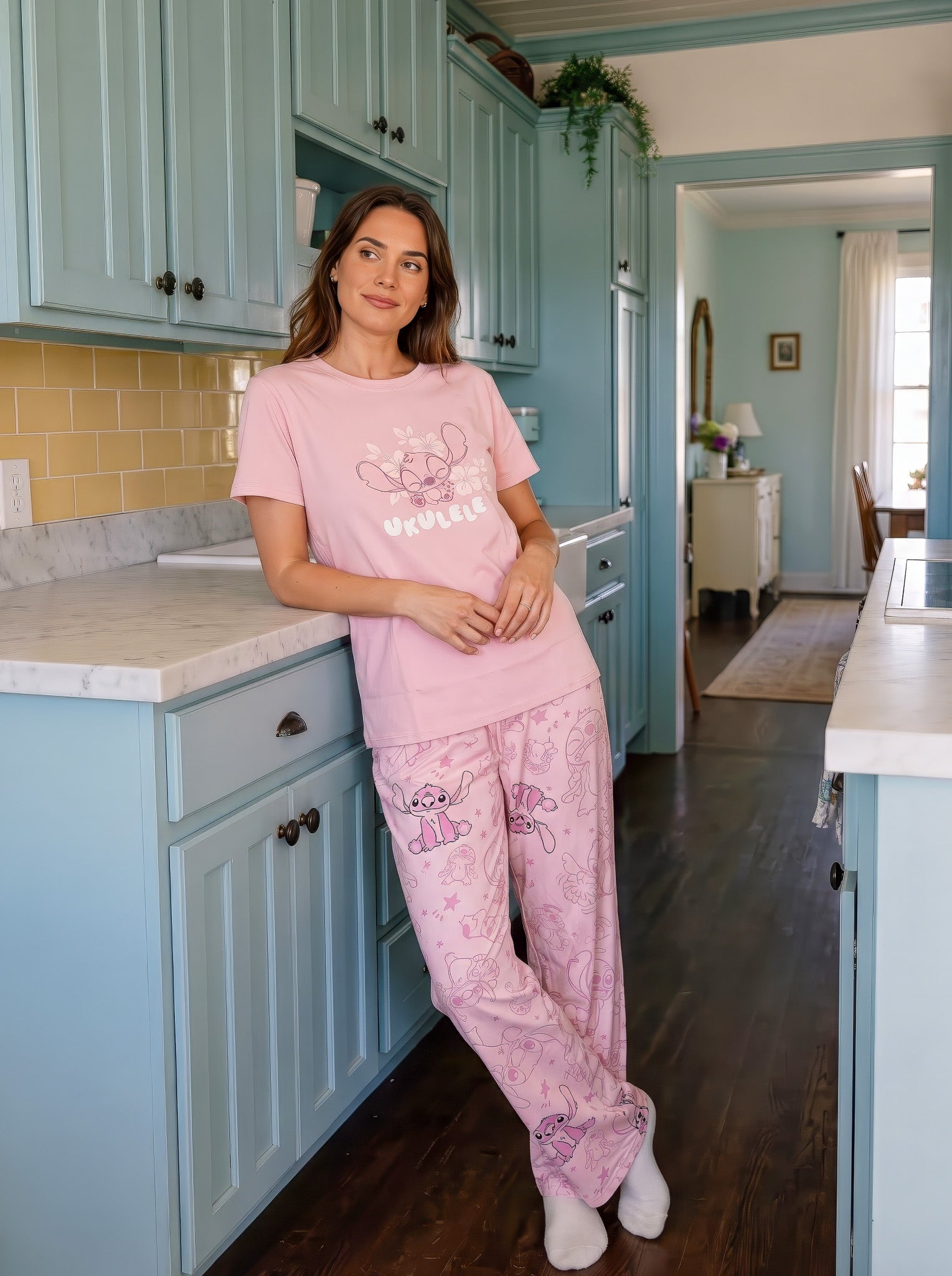 "Stitch" Pajama Set
