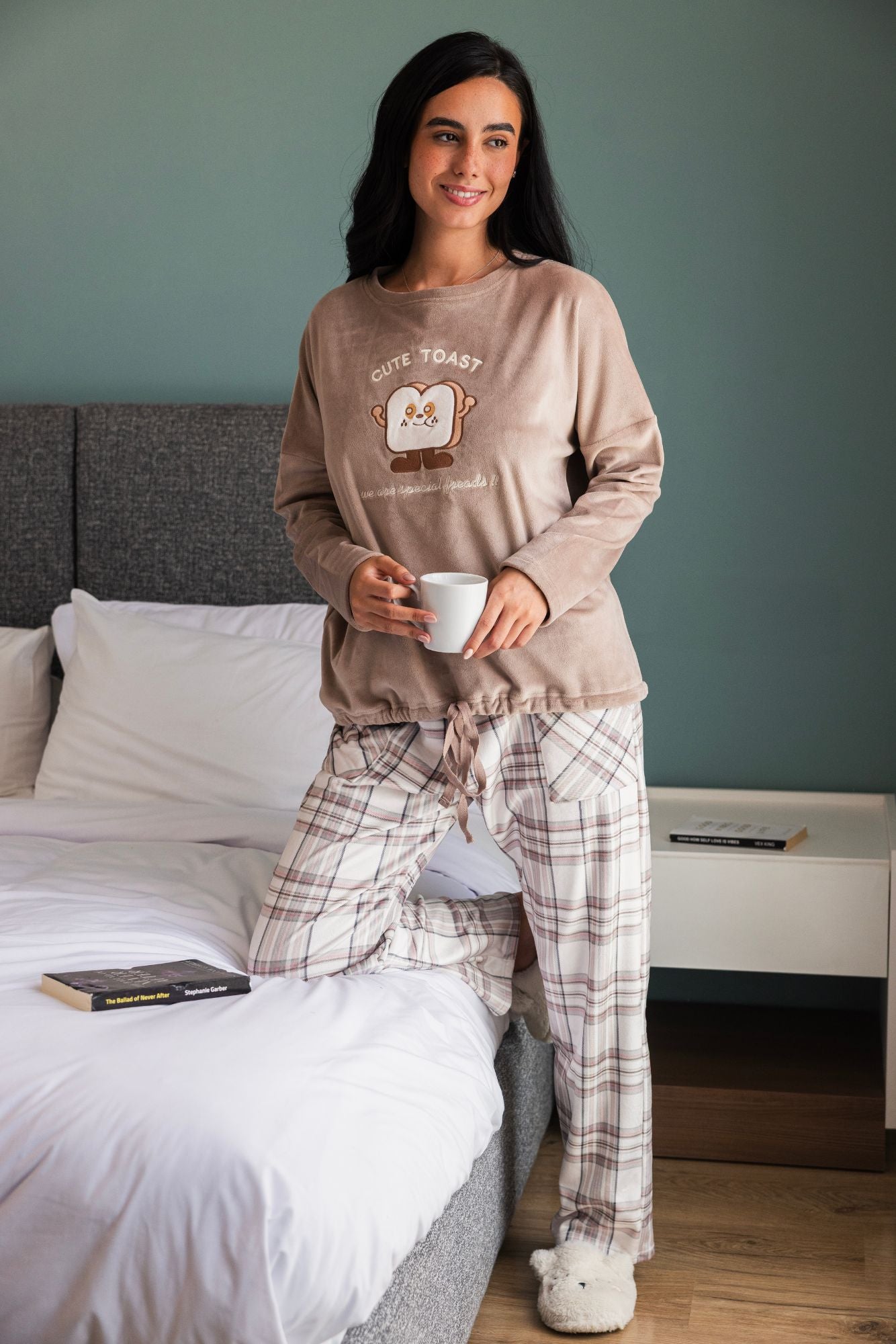 Cute Toast Pajama Set