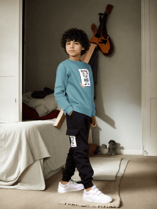 Boys' pajamas "White print"