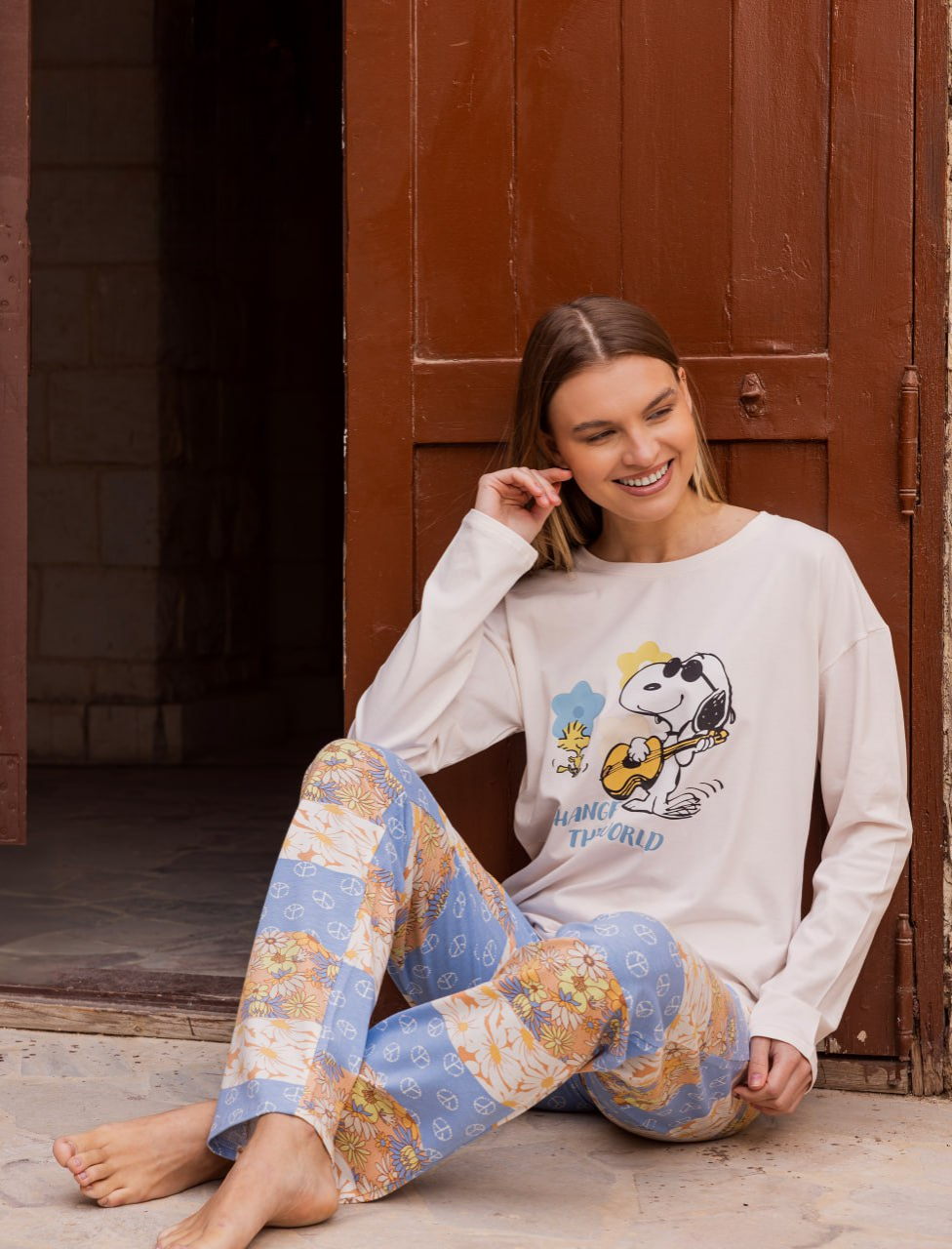 "SNOOPY" Pajama Set