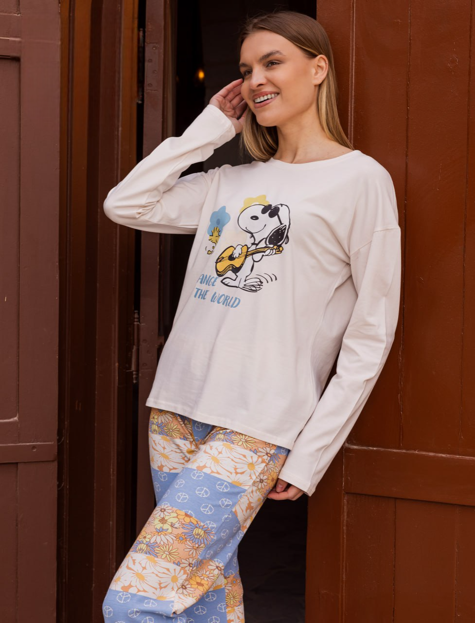 "SNOOPY" Pajama Set