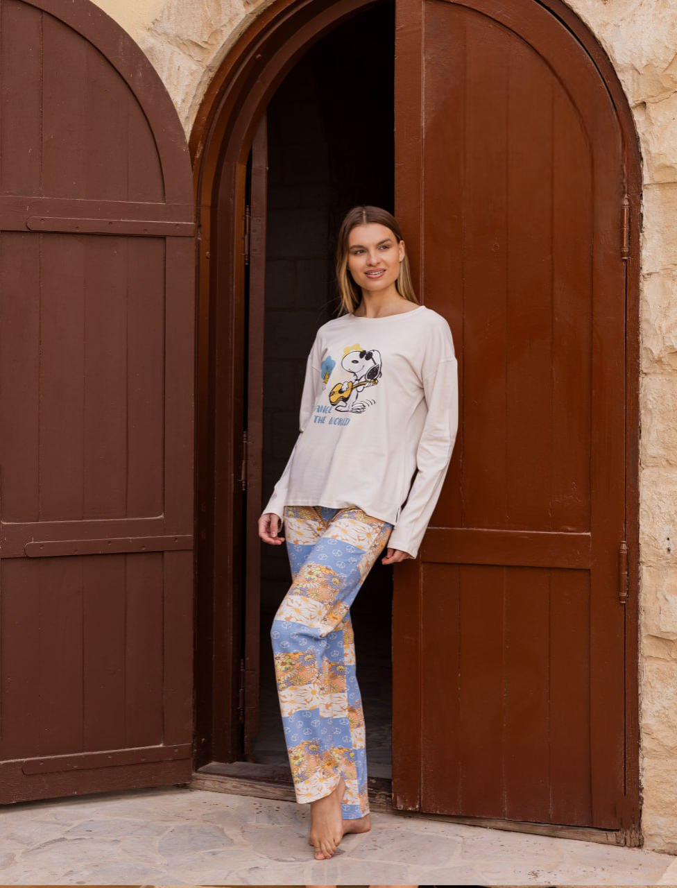 "SNOOPY" Pajama Set