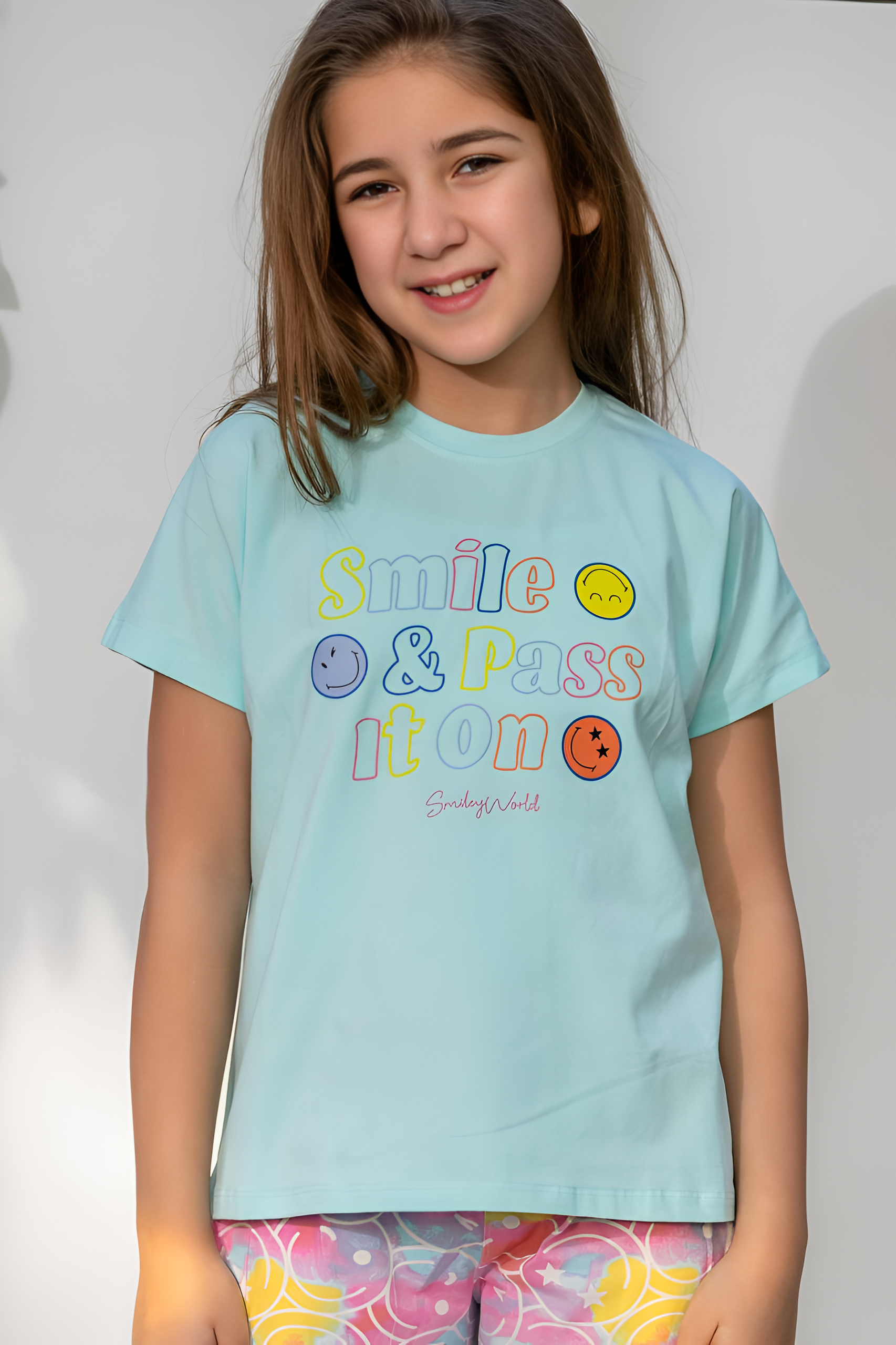 "Smile" Pajama Short