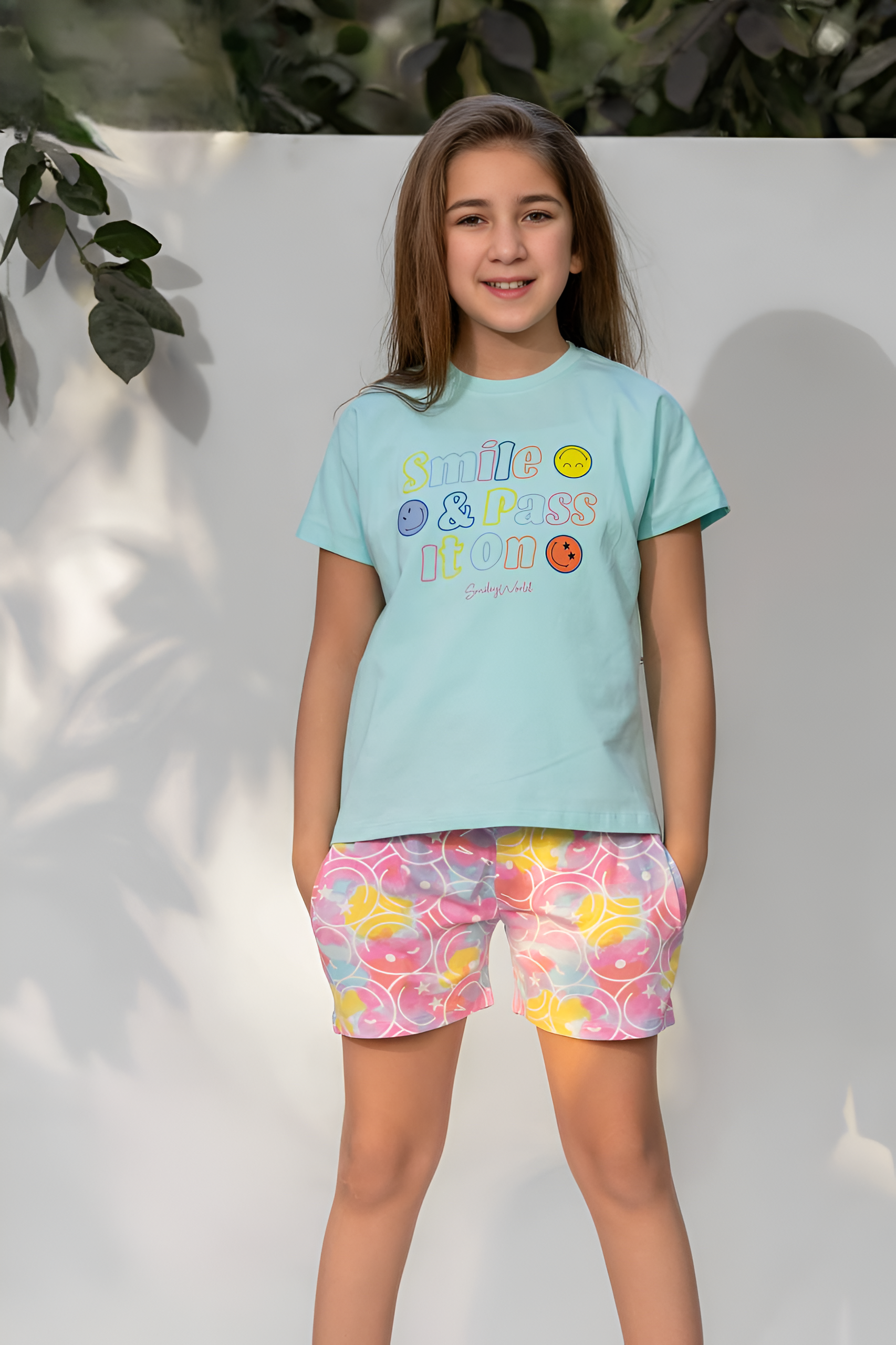 "Smile" Pajama Short