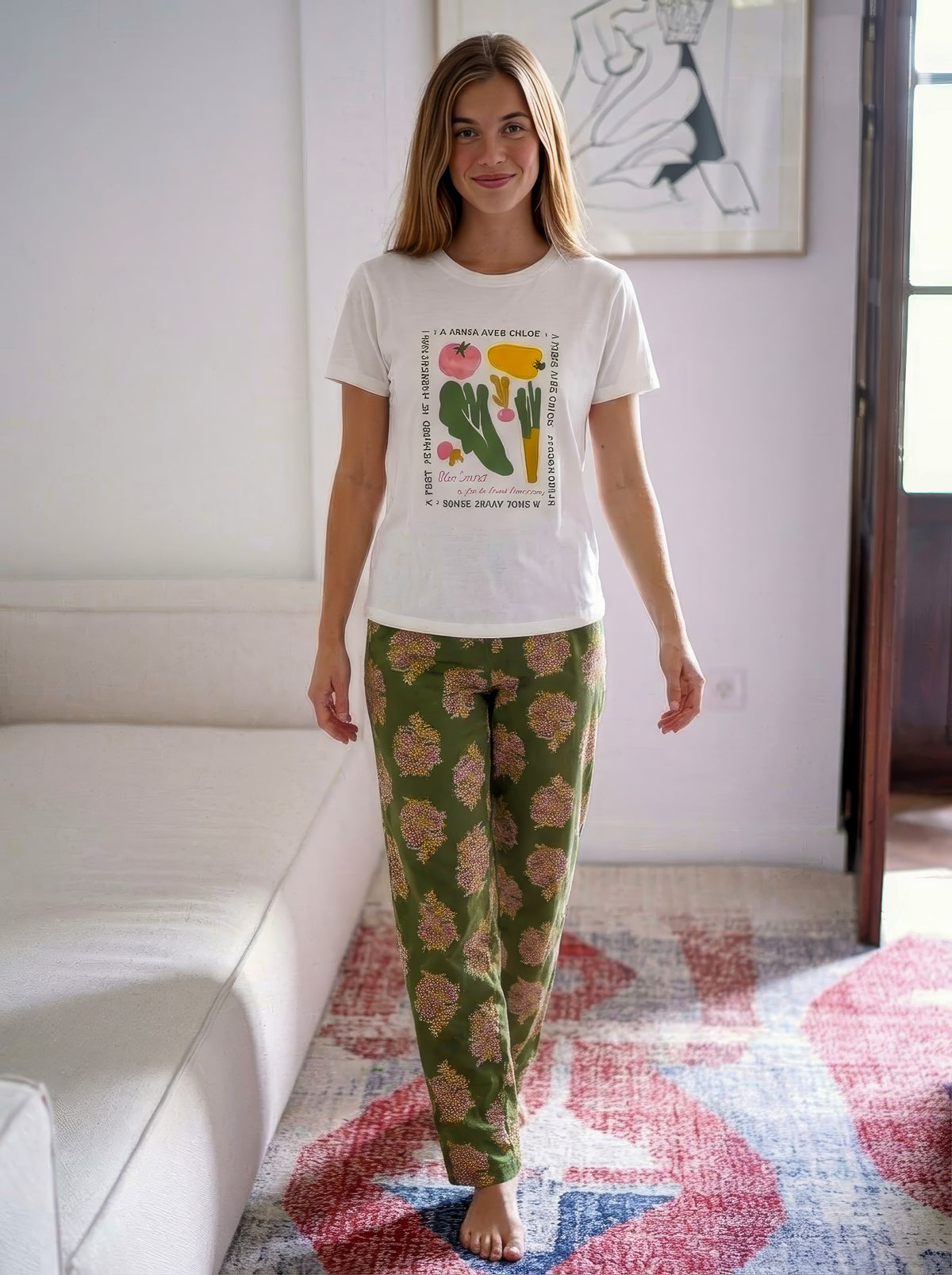 "Vegetables" Pajama Set