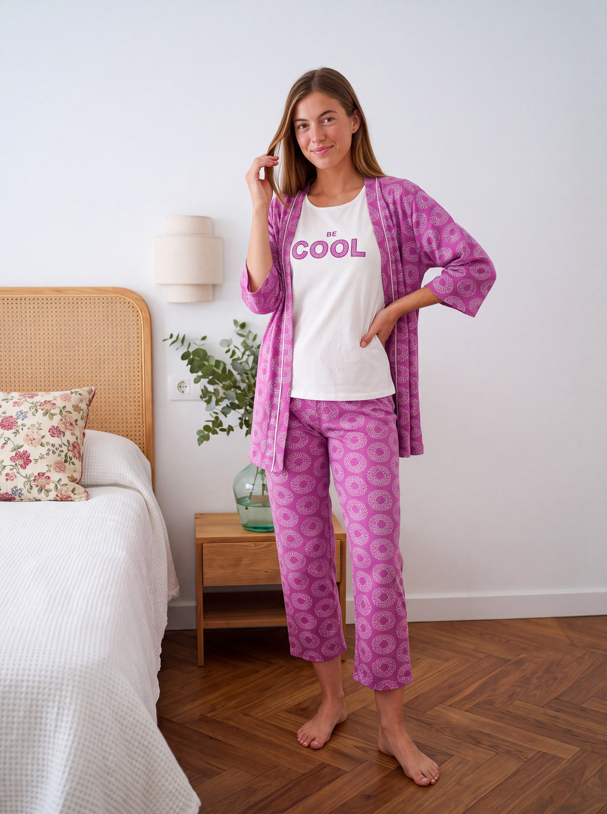 Cool 3PCS Pajama Set