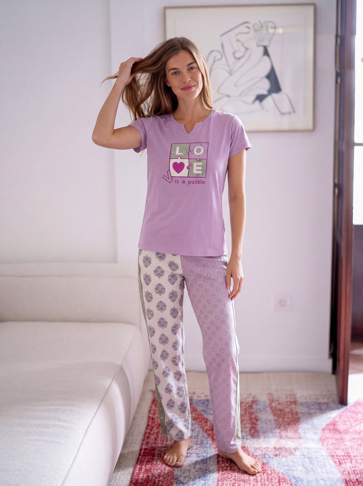 "LOVE" Pajama Set