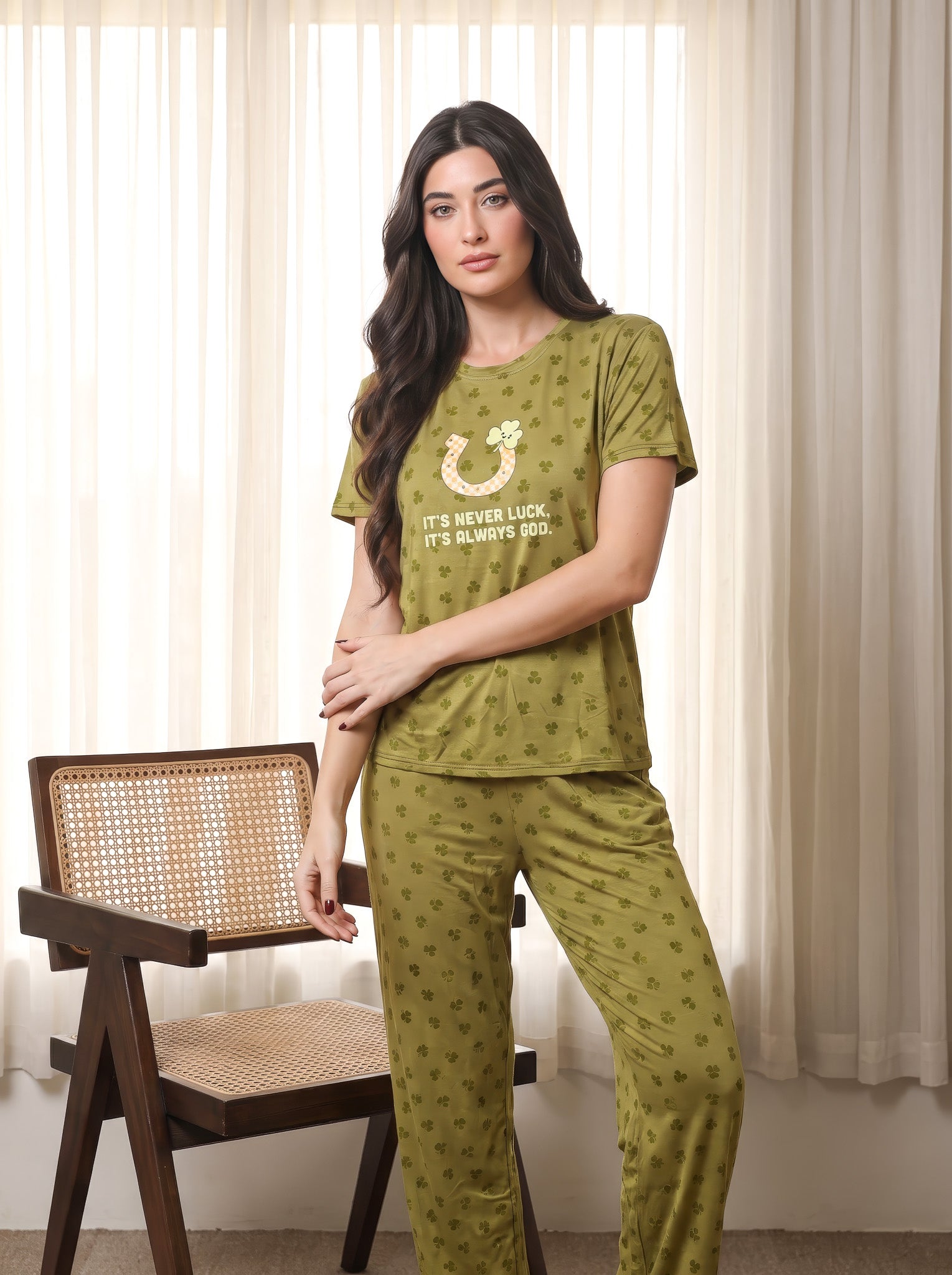 "It's Luck" Pajama Set