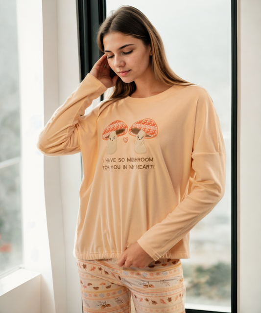 "mushroom" pajamas